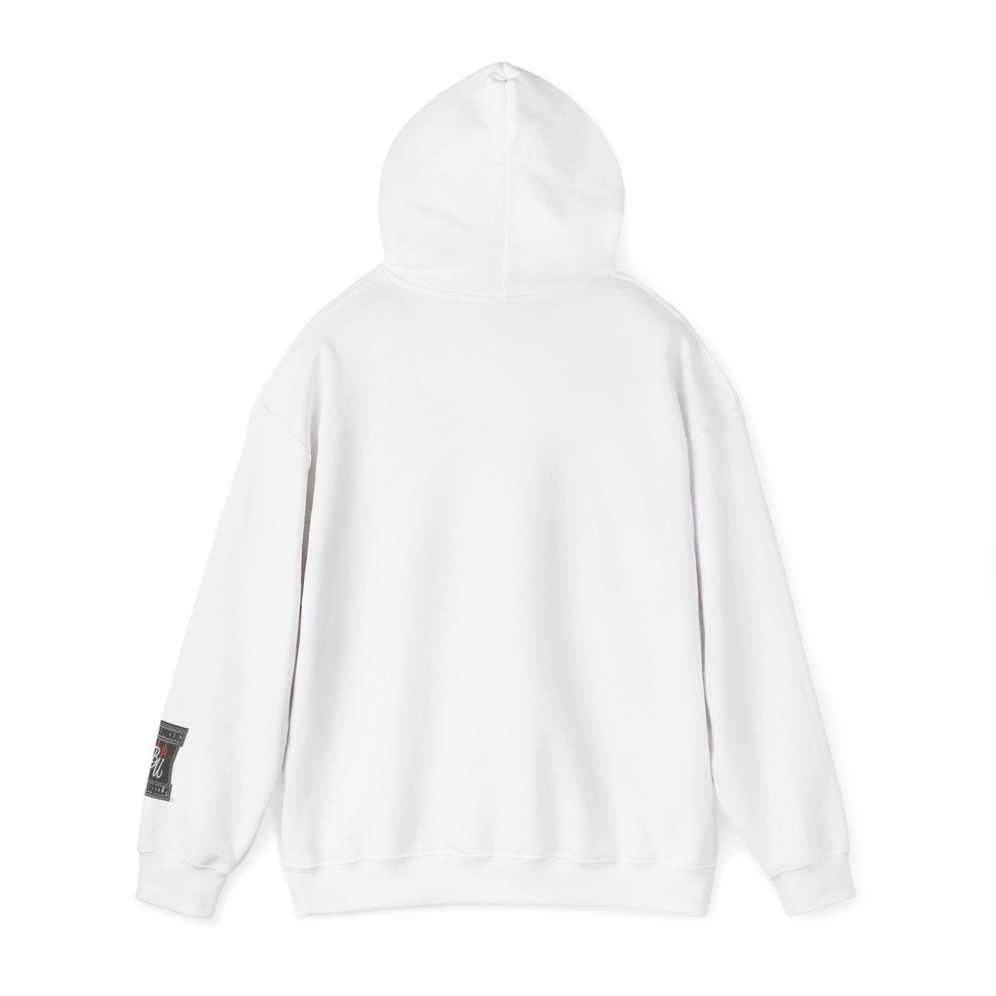 Teddy Bear Graphic Hoodie — Cozy Streetwear Pullover with Patch Detail