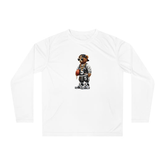 Cool Bear Graphic Long Sleeve Shirt | Casual Sportswear, Unisex Activewear, Streetwear Fashion, Gift for Sports Lovers