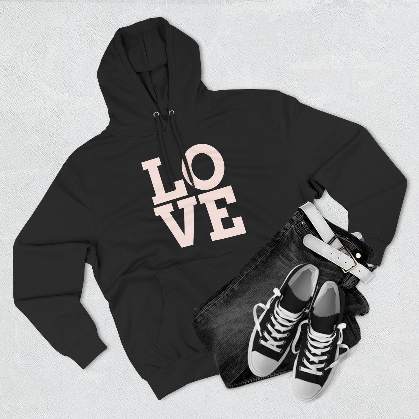 Love Graphic Fleece Hoodie