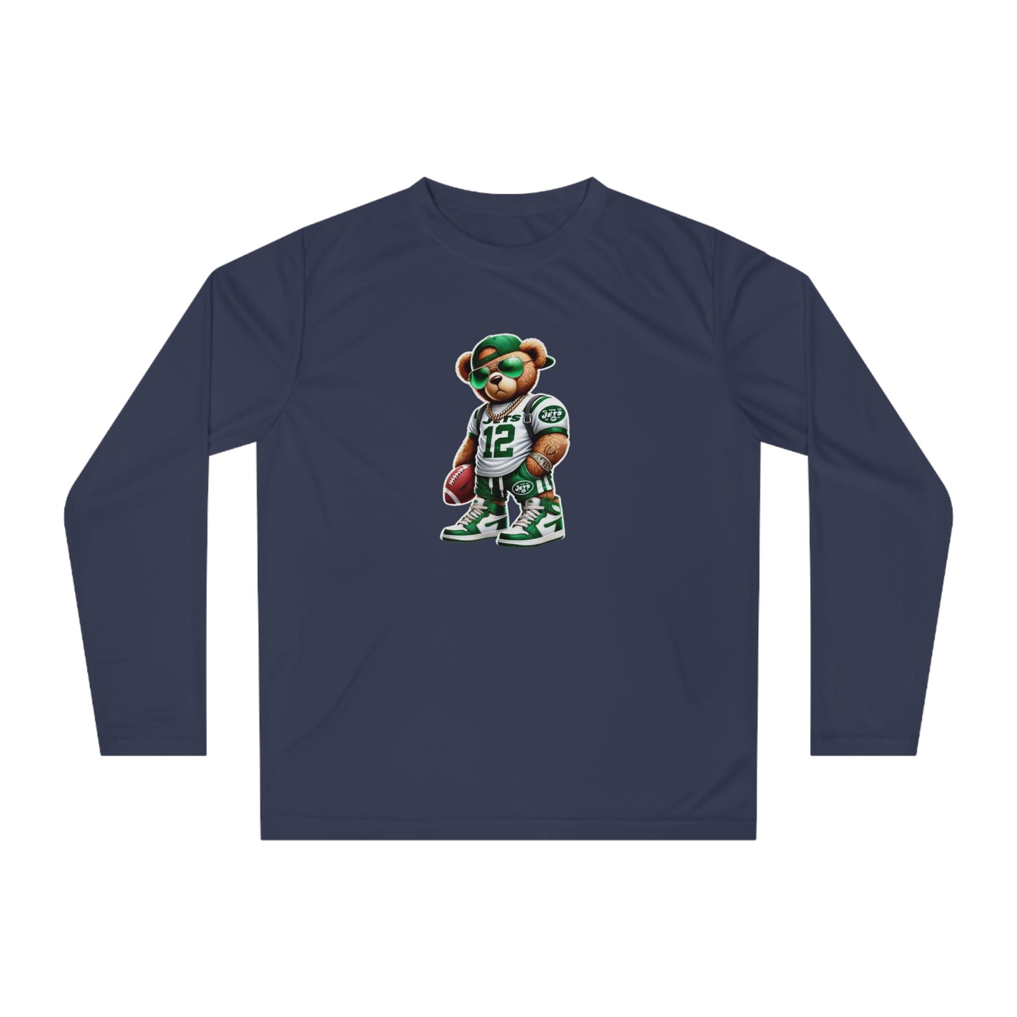 Unisex Performance Long Sleeve Sports Shirt - Perfect for Game Day, Gym, Running, Outdoor Activities, Gift for Sports Fans
