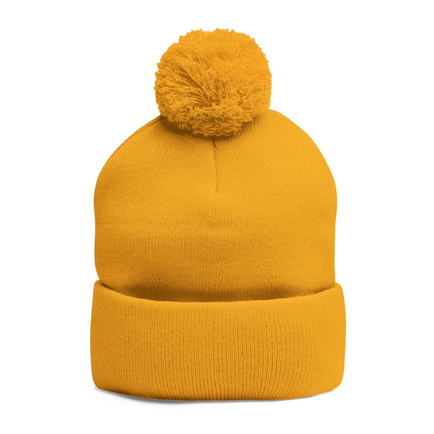 Cozy Pom-Pom Knit Cap with Unique Embroidery, Winter Hat, Beanie for Men & Women, Gift for Him/Her, Perfect for Outdoor Activities