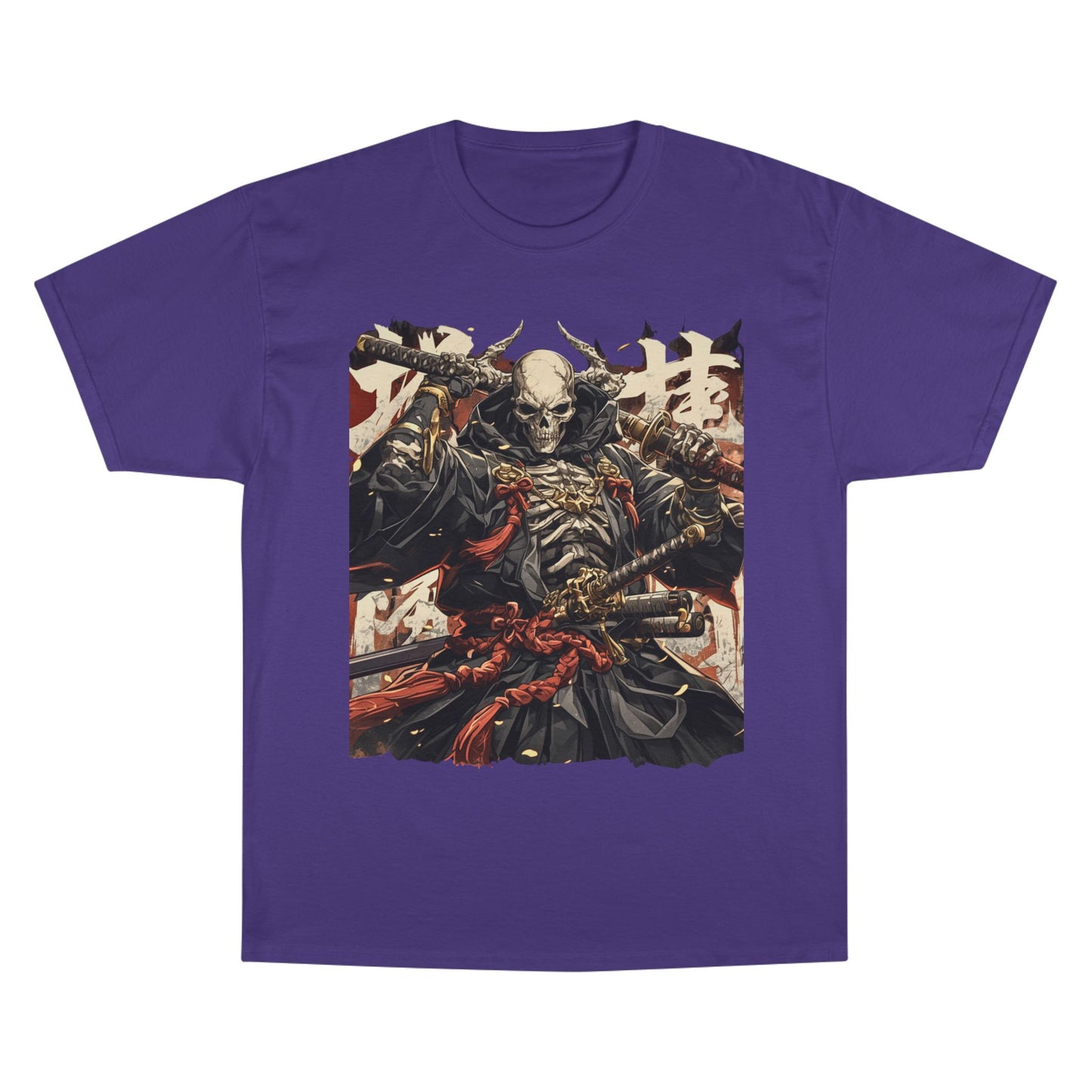 Samurai Skeleton Warrior T-Shirt – Dark Japanese Myth Art Tee