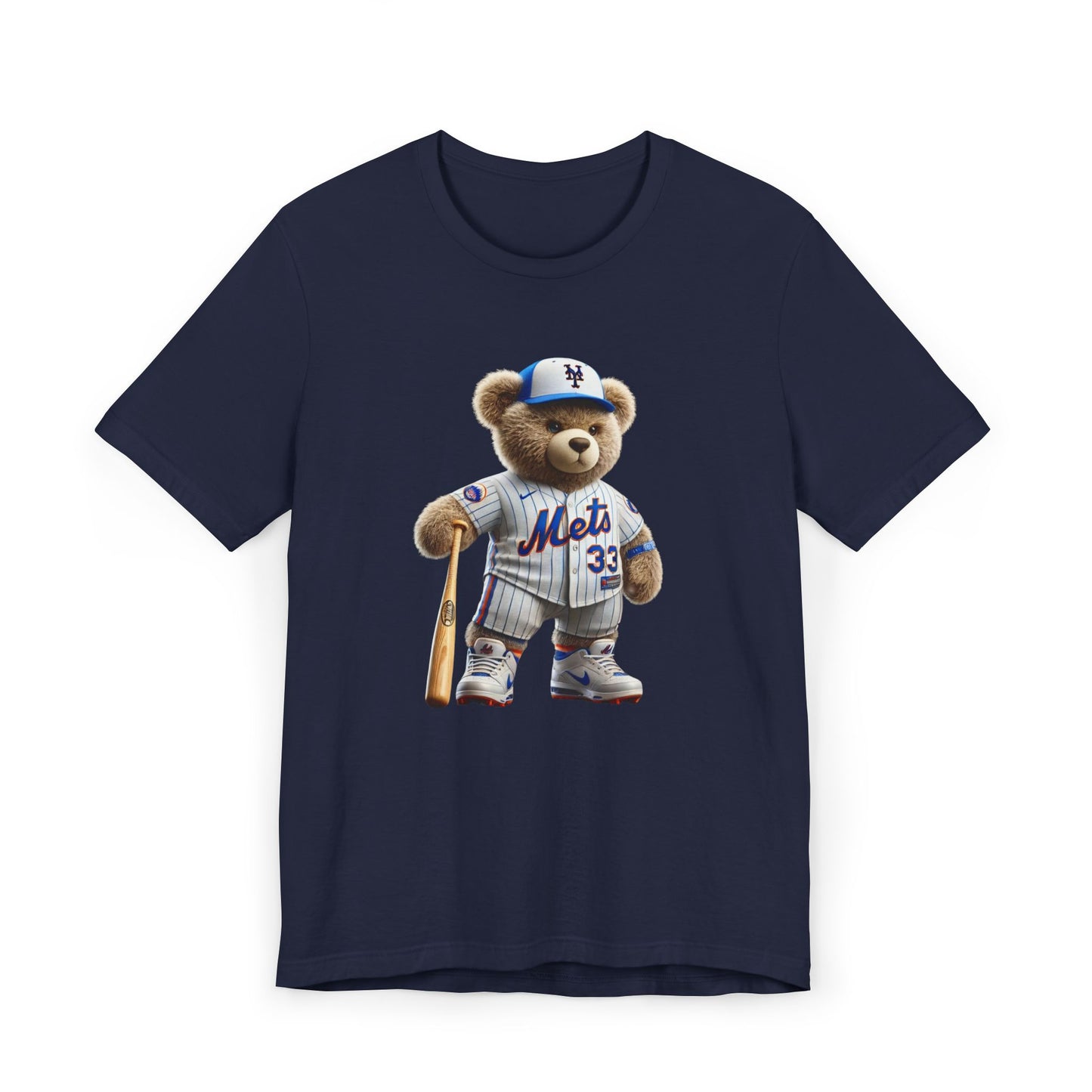 Sporty Bear Graphic Tee - Unisex Jersey T-Shirt, Cute Animal Shirt, Fun Baseball Apparel, Gift for Sports Fans, Casual Wear