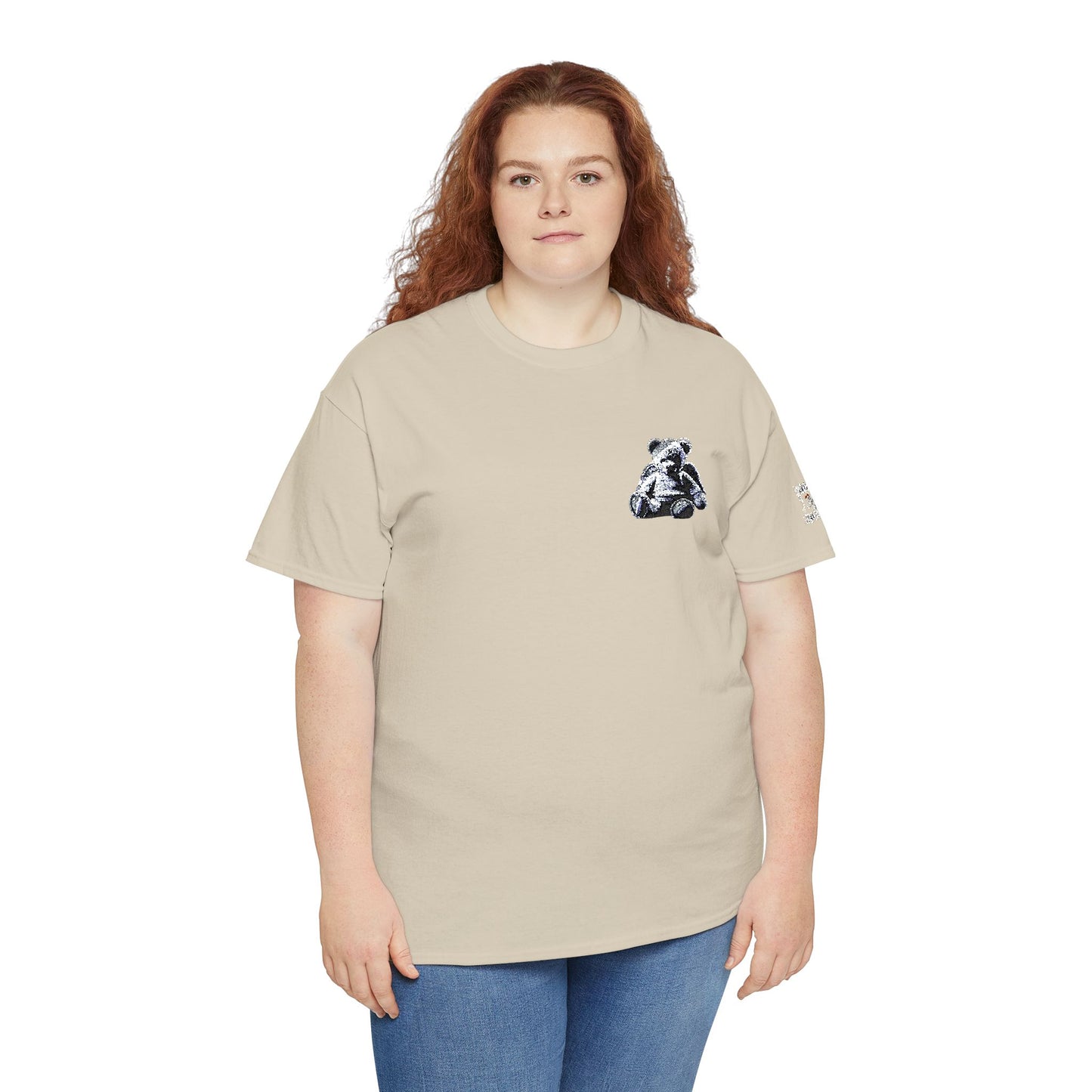 Cuddle Bear Unisex Tee, Cozy Cotton Shirt, Casual Everyday Wear, Cute Gift for Animal Lovers, Birthday, Holiday Apparel