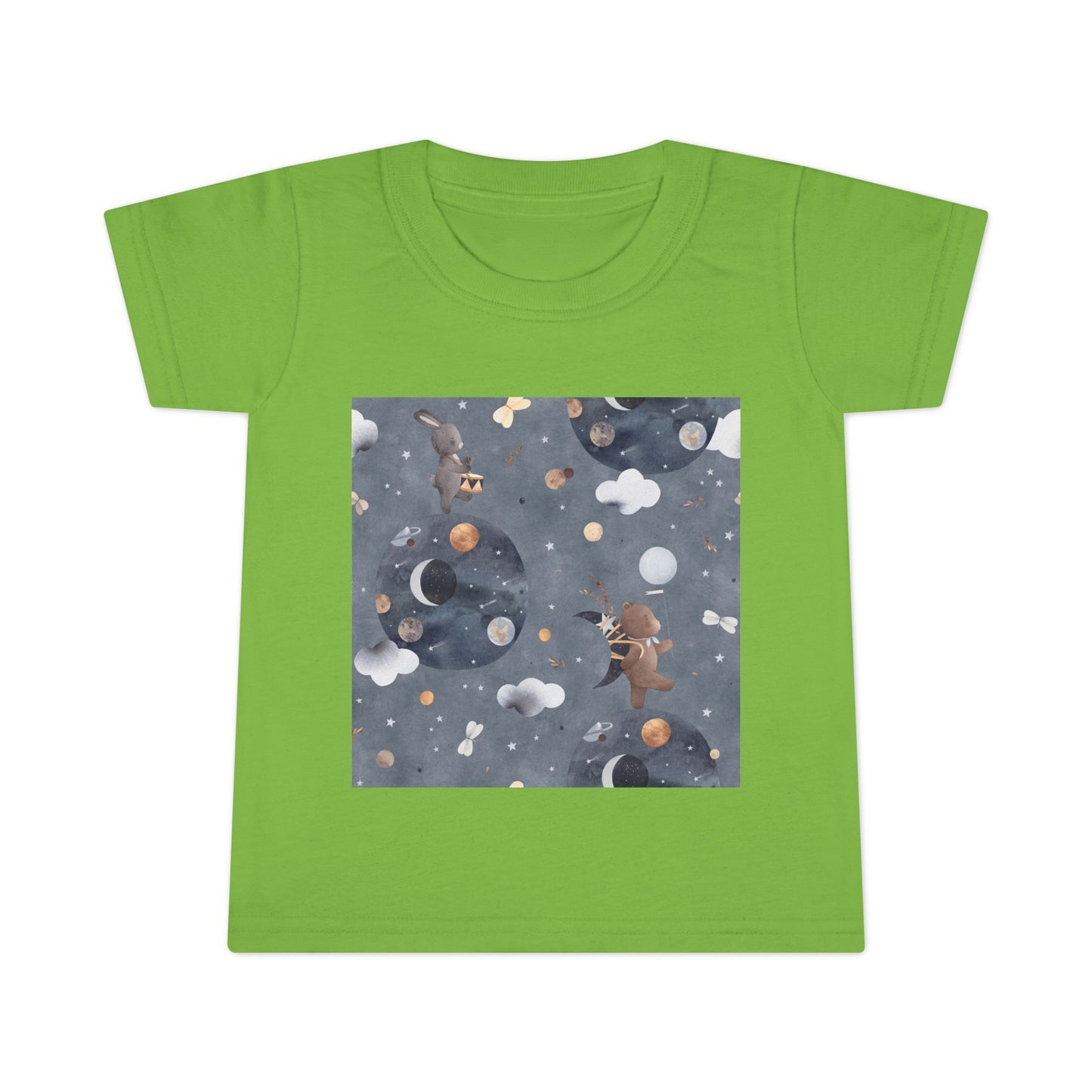Toddler T-Shirt with Space Design | Perfect for Kids, Unique Gifts, Birthday Outfits, Playtime, Casual Wear