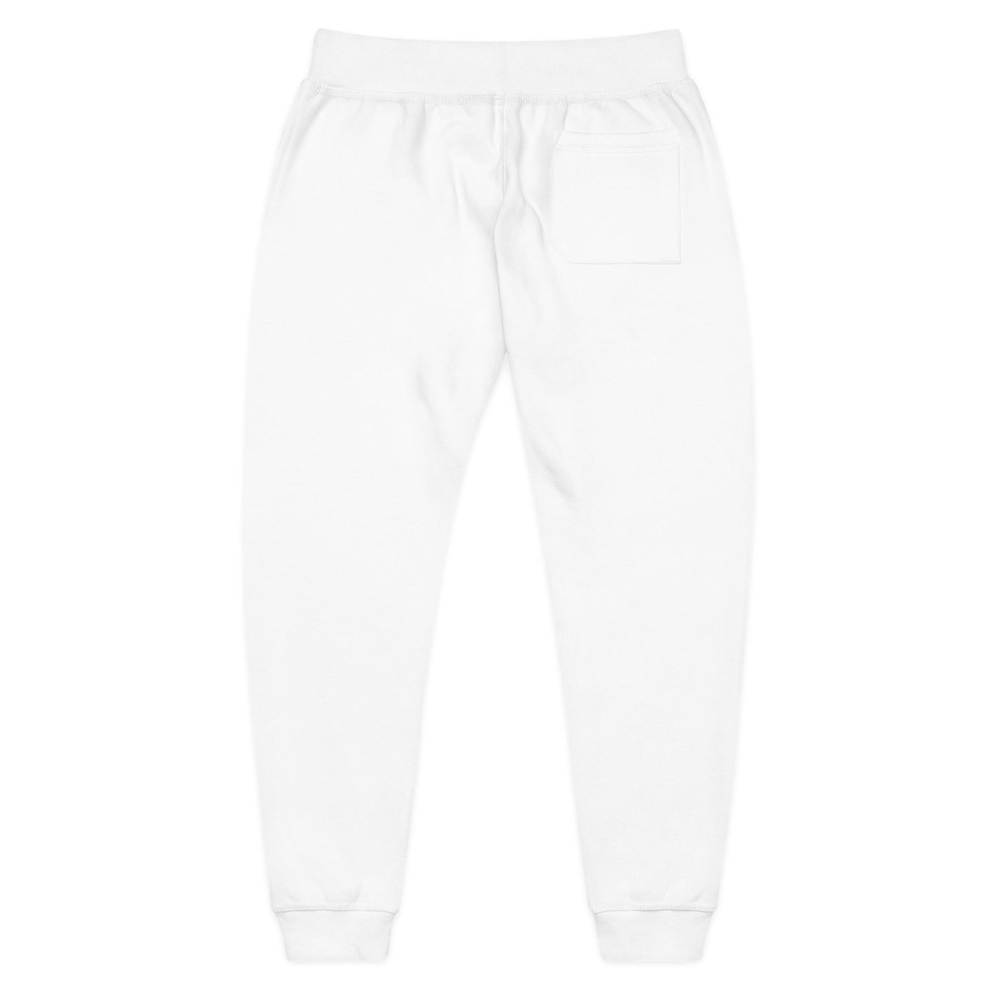 Embroidered Coral Joggers — Floral 'Love' Fleece Sweatpants