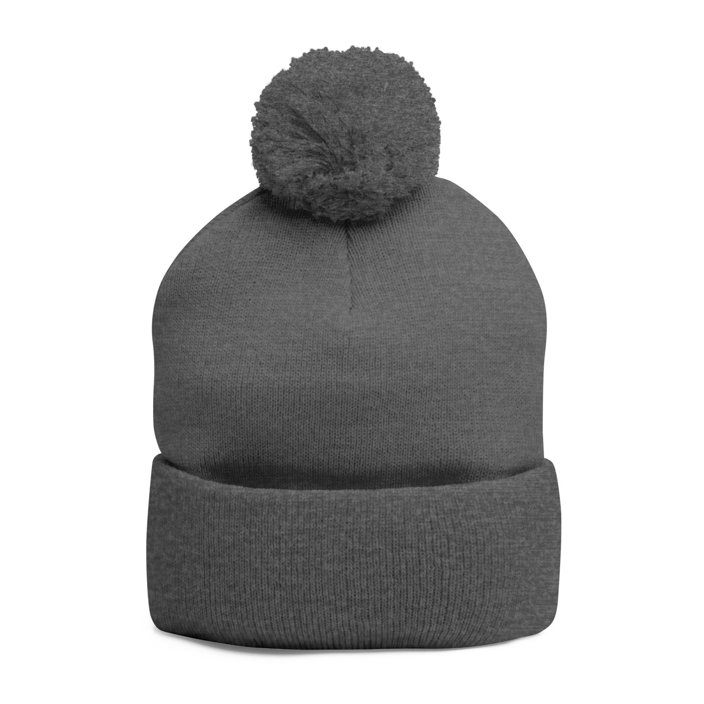 Cozy Pom-Pom Knit Cap with Unique Embroidery, Winter Hat, Beanie for Men & Women, Gift for Him/Her, Perfect for Outdoor Activities