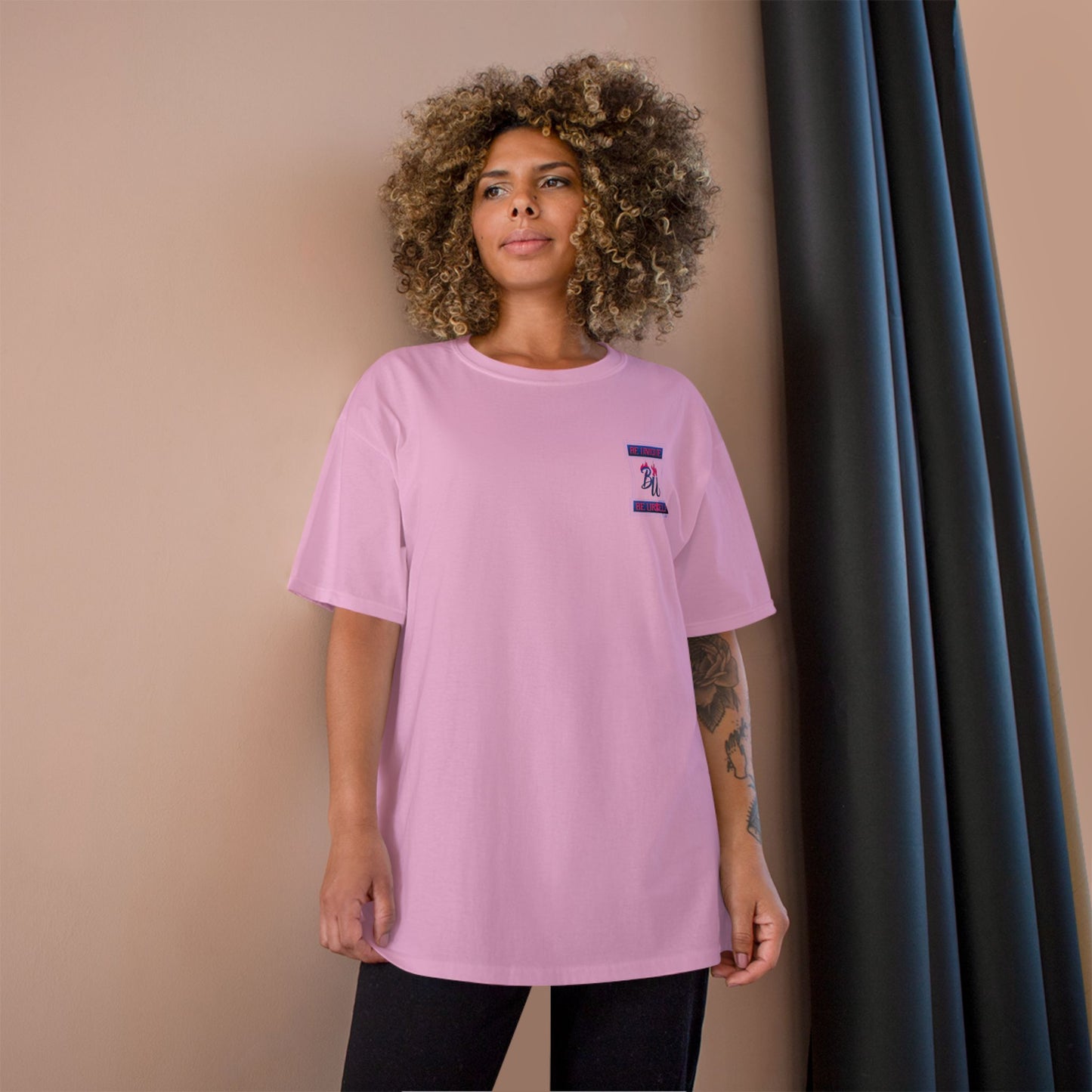 Skateboarder Skyline T-Shirt — Champion Logo Street Skate Tee