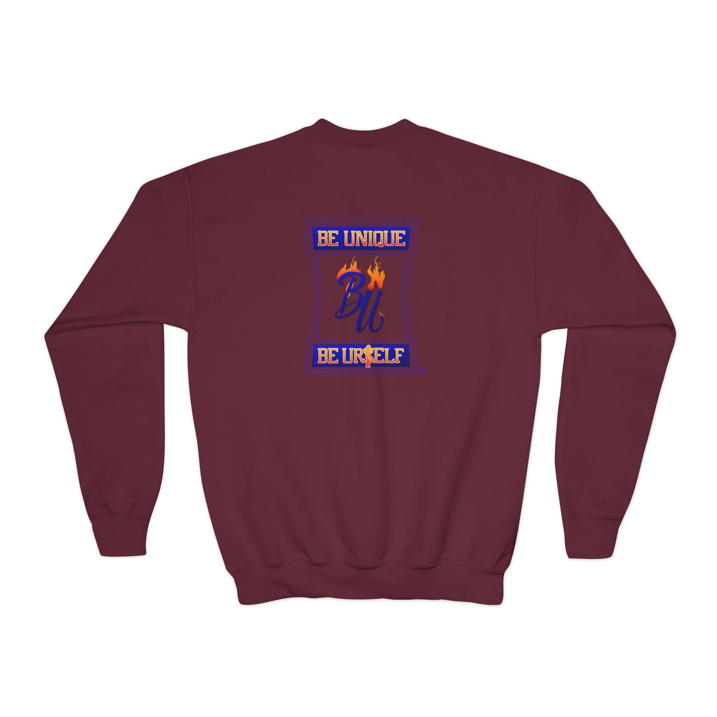 Youth Crewneck Sweatshirt with Playful Dog Design | Perfect for Pet Lovers, Everyday Comfort, Gift Idea, Unique Style, Trendy Apparel