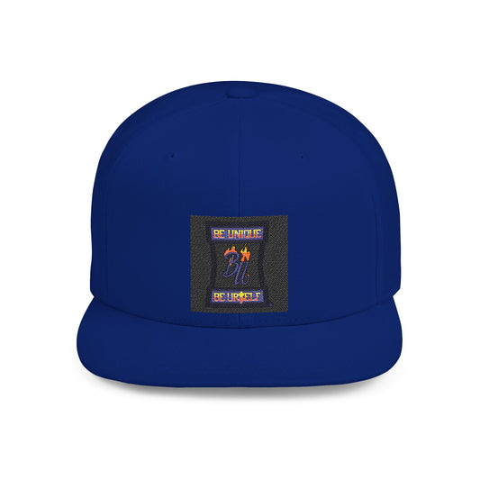 Retro Style Flat Bill Snapback Hat, Vintage Cap for Men and Women, Trendy Streetwear Accessory, Gift for Casual Wear, Unisex Snapback