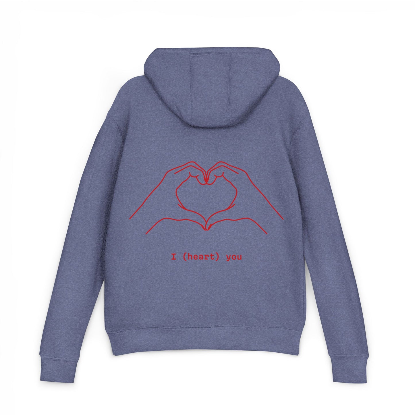 Cozy Love Hoodie | Unisex French Terry Hoodie, Casual Wear, Perfect Gift, Everyday Style, Heart Design, Valentine's Day