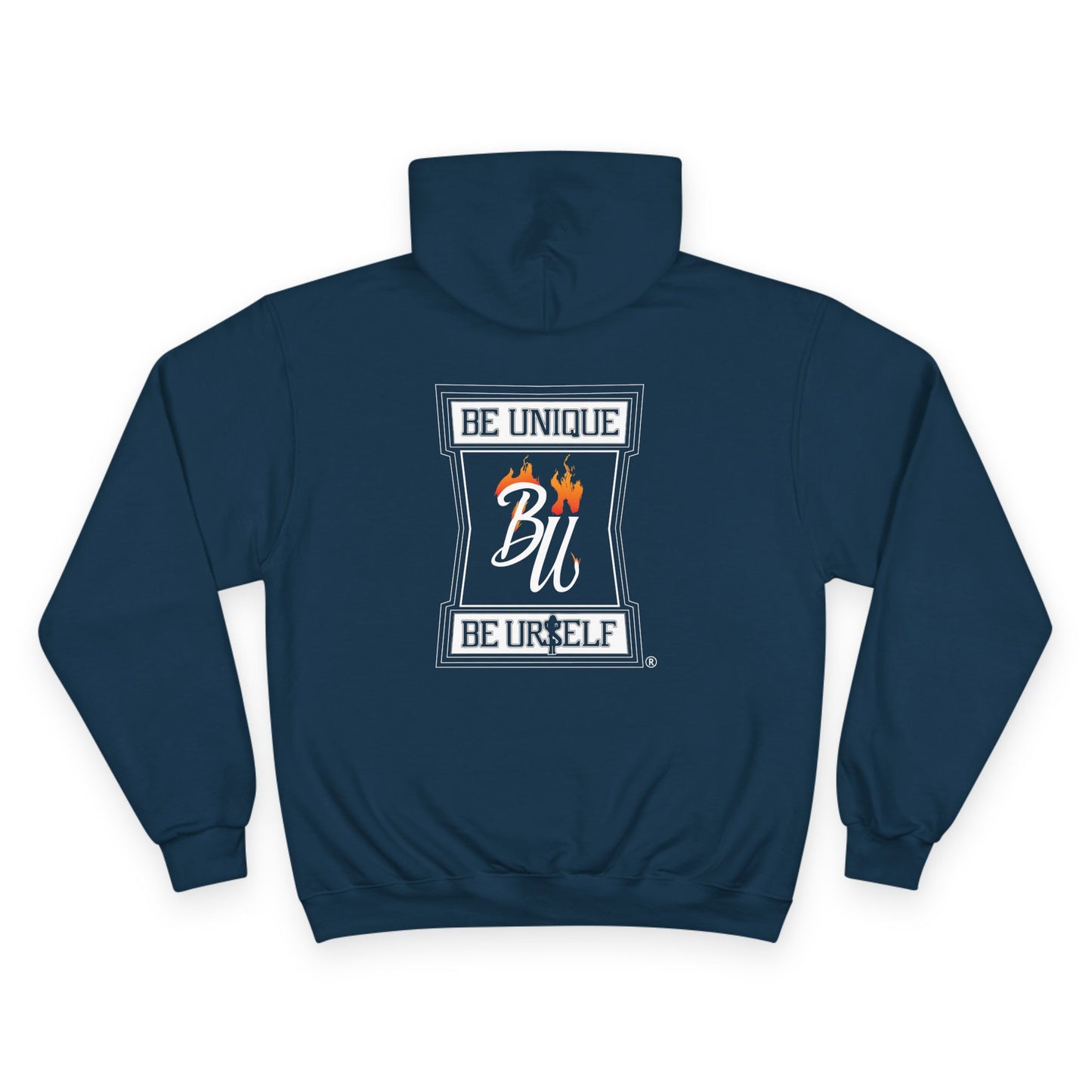 Champion Hoodie with Love & Be Unique Designs | Trendy Unisex Apparel | Perfect for Everyday Wear, Casual Outings, Gift Ideas