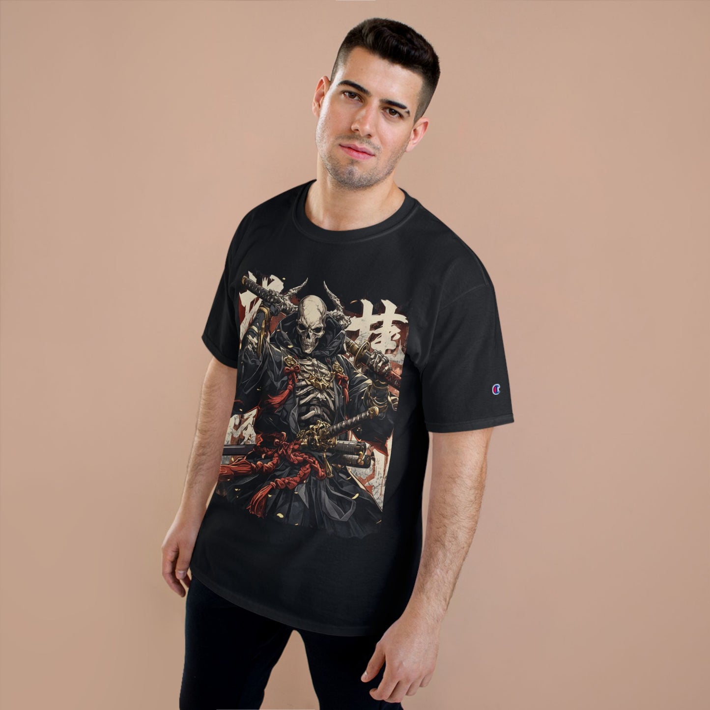 Samurai Skeleton Warrior T-Shirt – Dark Japanese Myth Art Tee