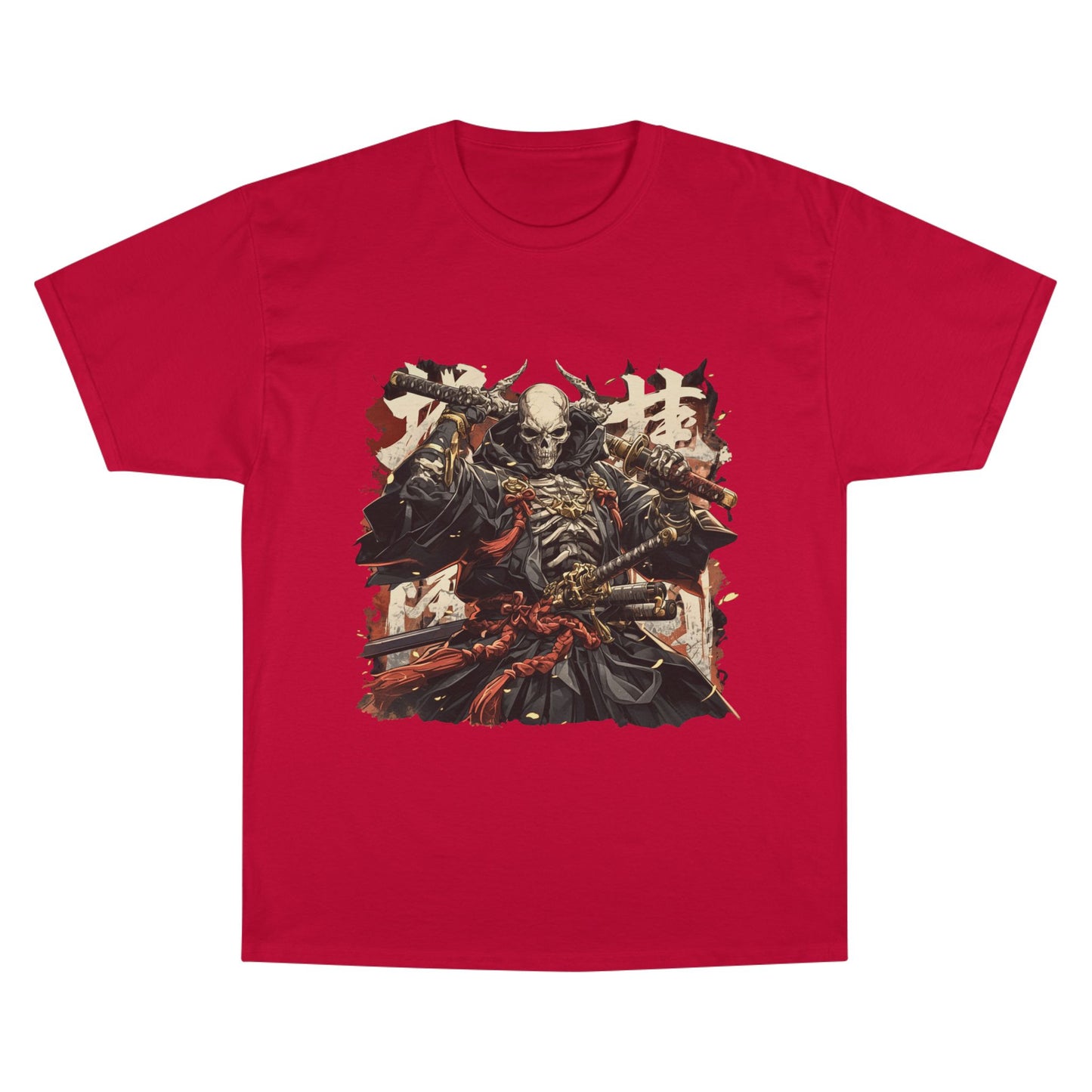 Samurai Warrior Champion T-Shirt, Anime T-Shirt, Gift for Him, Streetwear, Graphic Tee