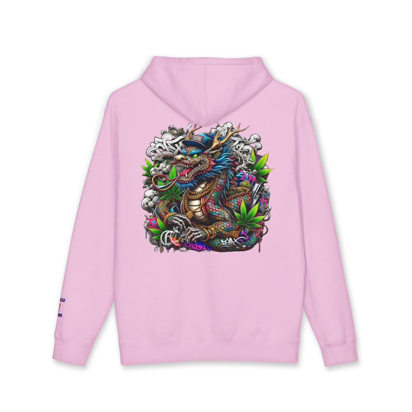 Colorful Dragon Design Unisex Heavyweight Hoodie, Graphic Sweatshirt, Streetwear Fashion, Unique Gift, Cozy Wear