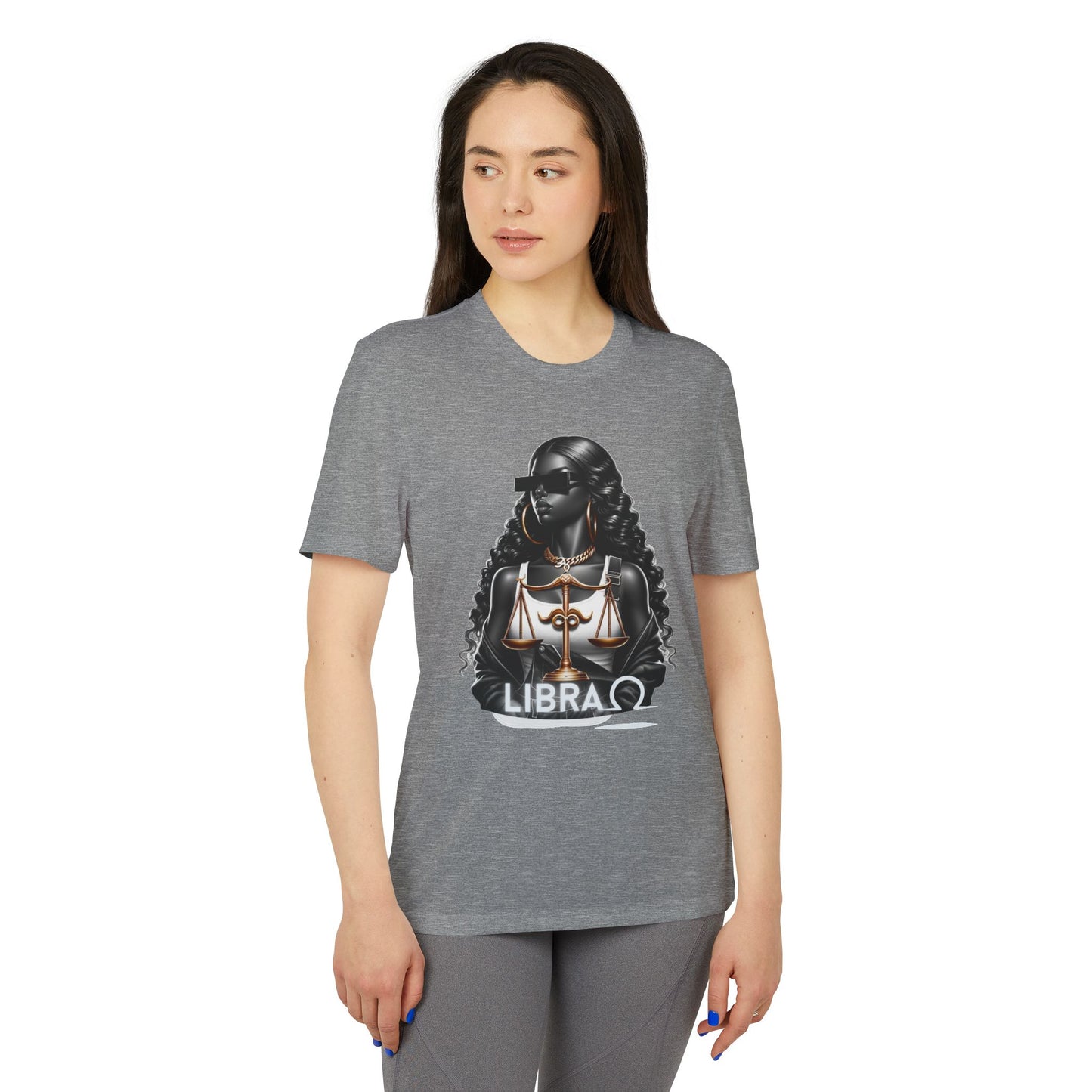 Libra Zodiac Sport T-Shirt, Unisex Athletic Tee, Horoscope Apparel, Astrology Gift, Casual Wear, Comfortable Streetwear