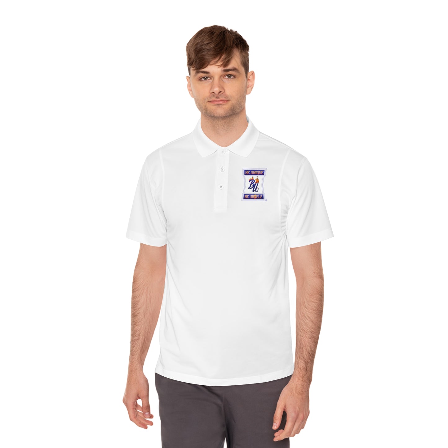 Men's Sport Polo Shirt with Bear Design - Casual Wear, Gift for Sports Lovers, Father's Day, Summer Outfits, Everyday Comfort