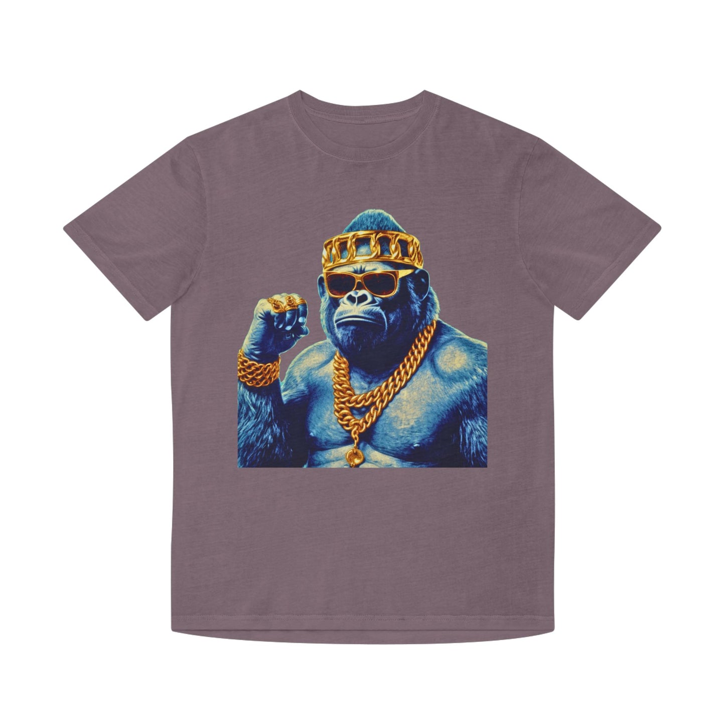 Cool Gorilla Graphic Tee, Casual Faded Shirt, Unisex Streetwear, Gift for Animal Lovers, Trendy Vintage Style