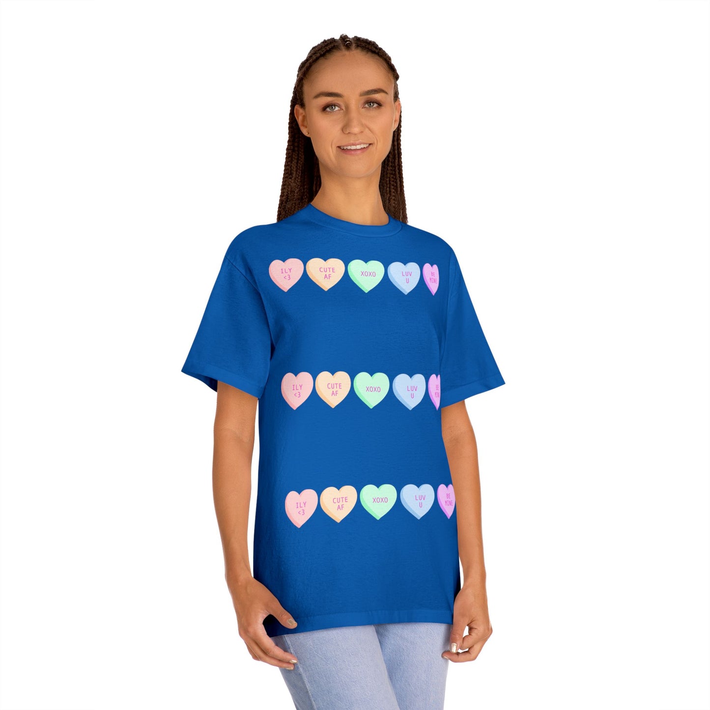 Unisex Classic Tee - Heart and Motivational Design, Casual Wear, Gift for Friends, Summer Outfit, Comfortable T-Shirt