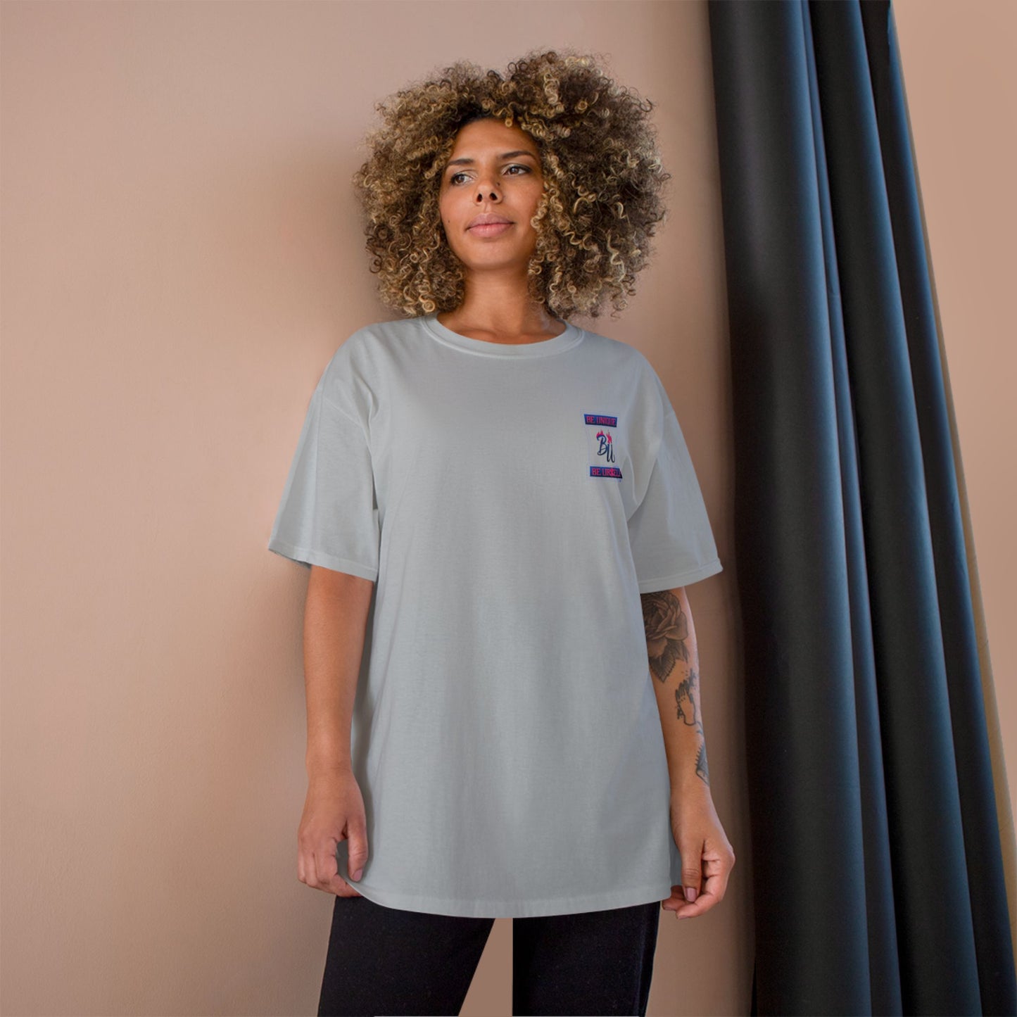 Skateboarder Skyline T-Shirt — Champion Logo Street Skate Tee