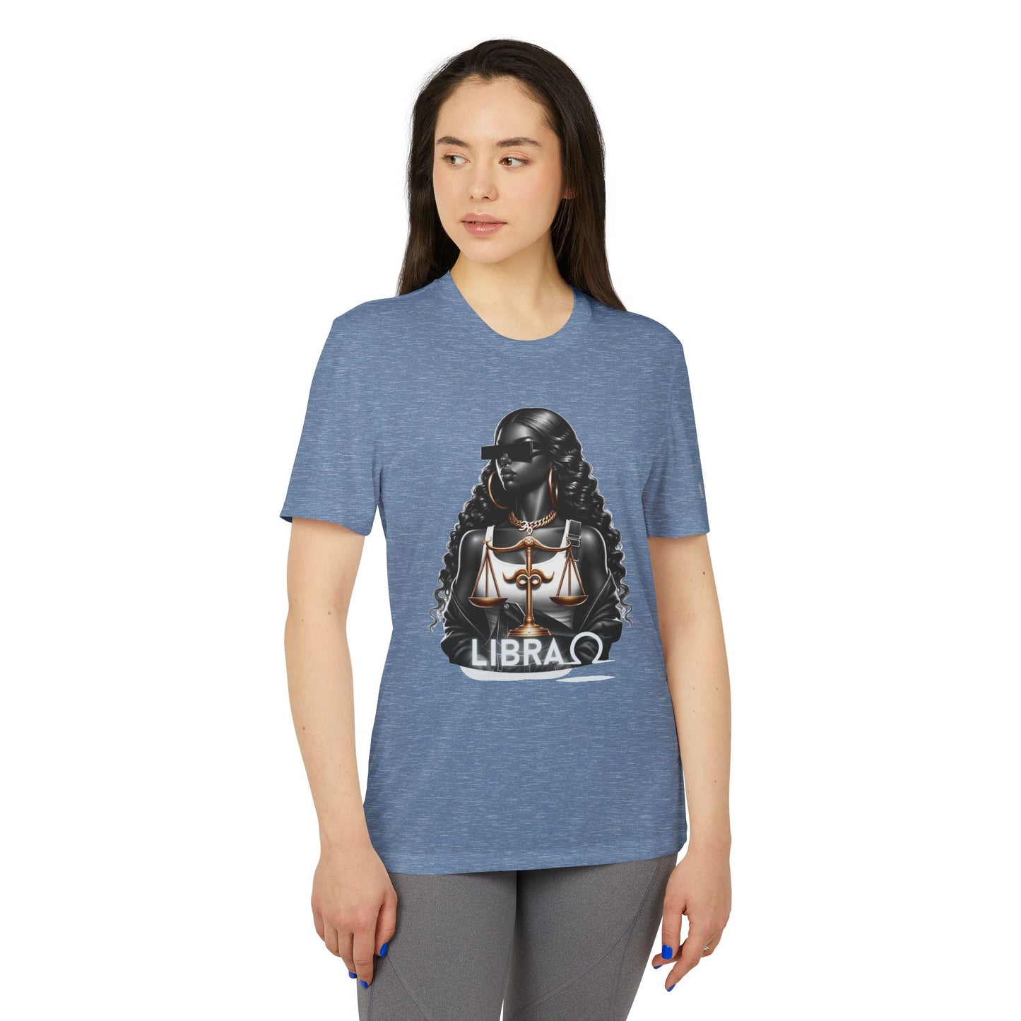 Libra Zodiac Sport T-Shirt, Unisex Athletic Tee, Horoscope Apparel, Astrology Gift, Casual Wear, Comfortable Streetwear