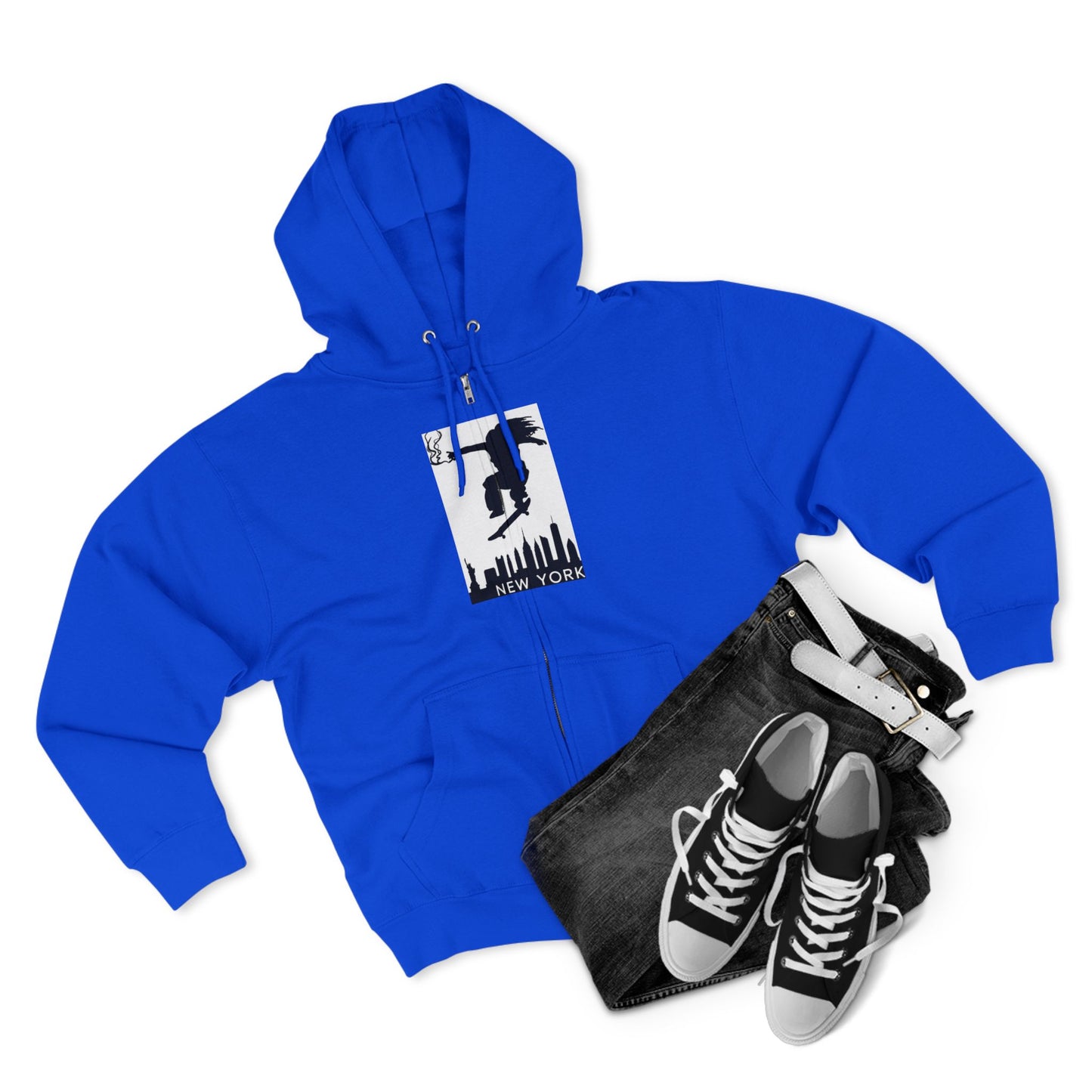 Urban Adventure Unisex Zip Hoodie - Perfect for City Lovers, Casual Wear, Street Style, Gift for Him/Her, Travel Clothing