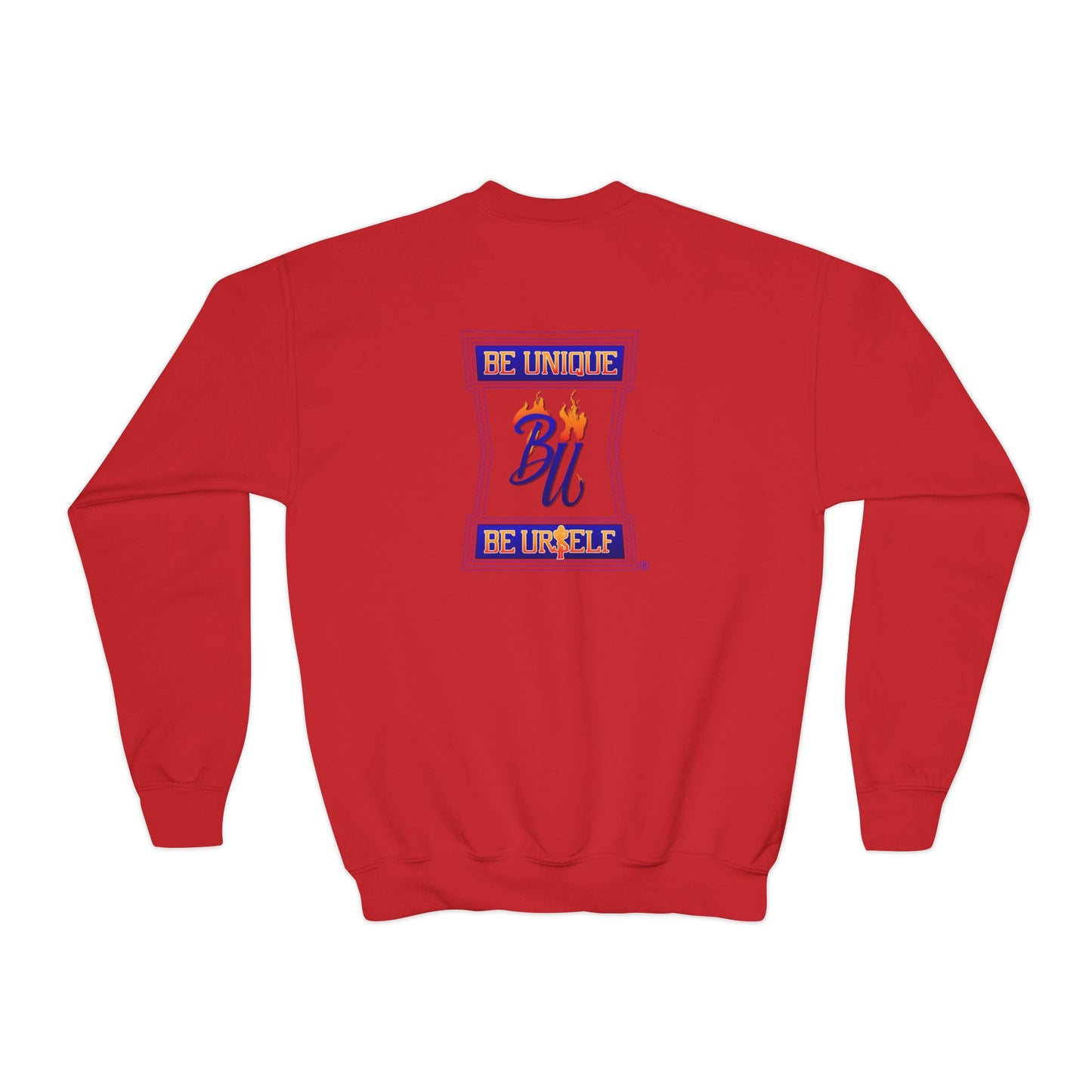 Youth Crewneck Sweatshirt with Playful Dog Design | Perfect for Pet Lovers, Everyday Comfort, Gift Idea, Unique Style, Trendy Apparel