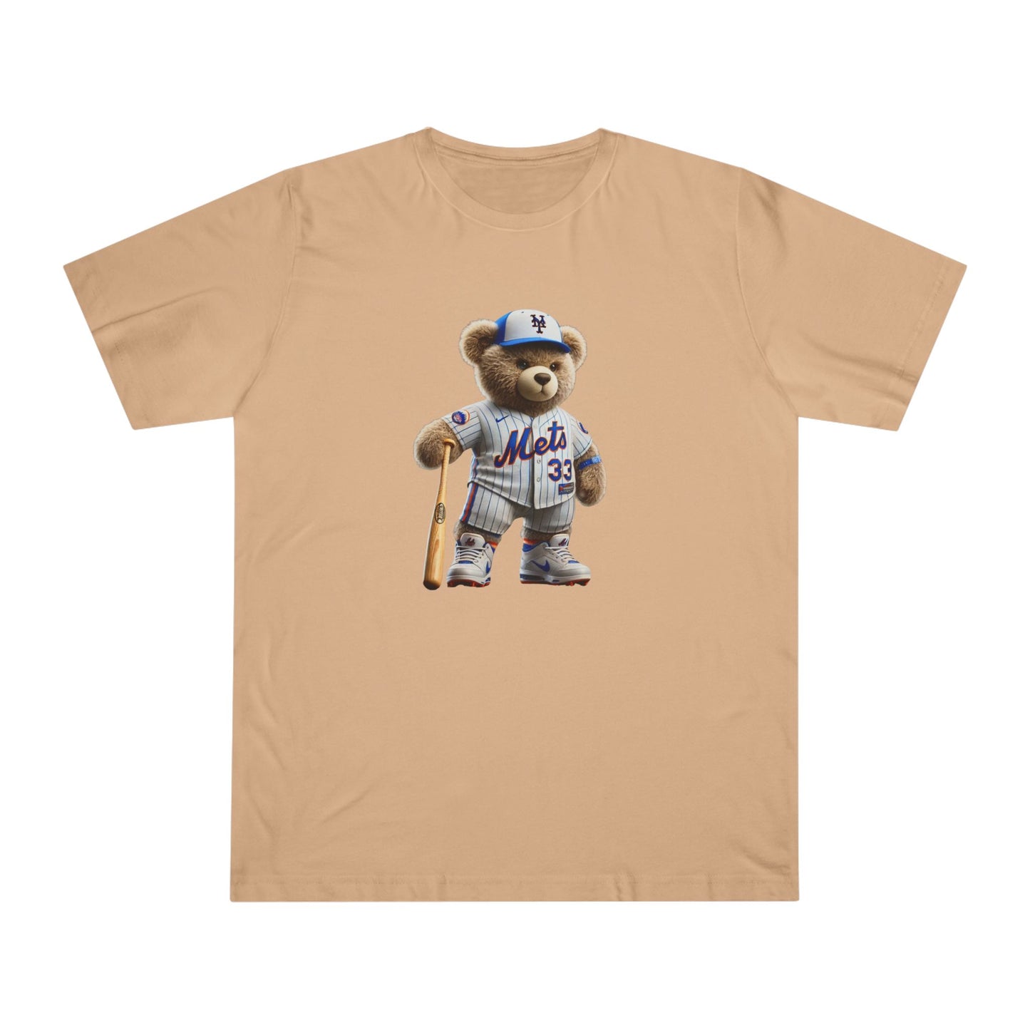 Unisex Bear Baseball T-Shirt, Cute Animal Tee, Gift for Sports Fans, Casual Wear, Soft Cotton Top