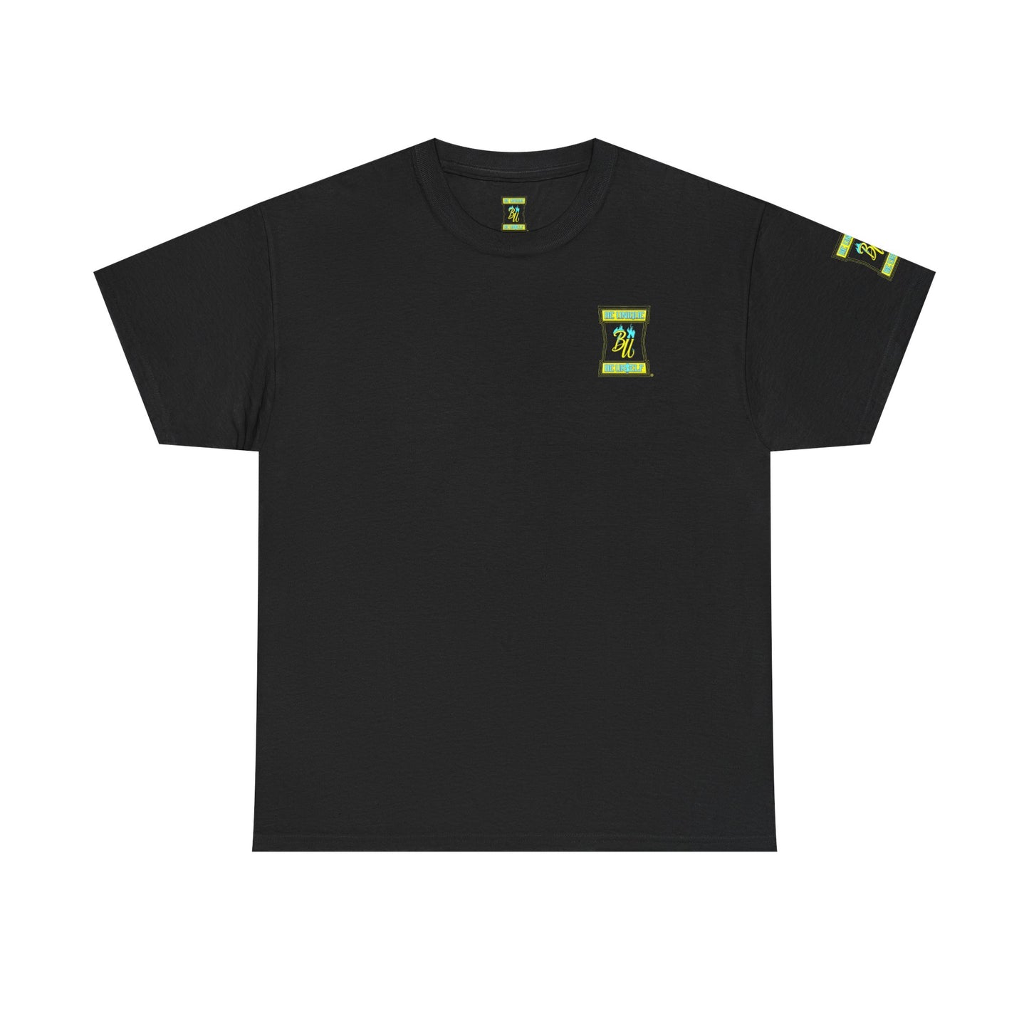 Be Unique Be Yourself Graphic Tee — Inspirational Palm Design