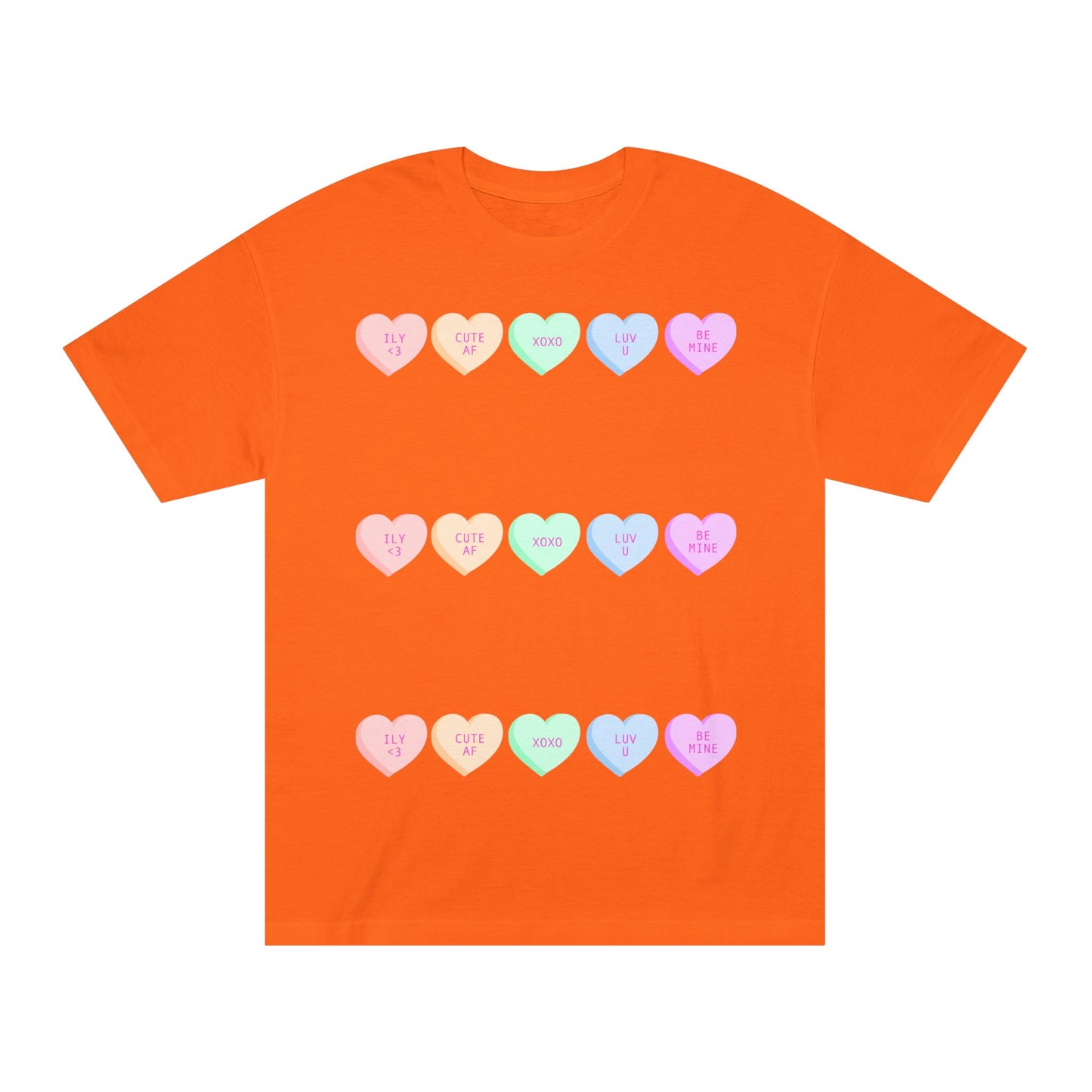Unisex Classic Tee - Heart and Motivational Design, Casual Wear, Gift for Friends, Summer Outfit, Comfortable T-Shirt