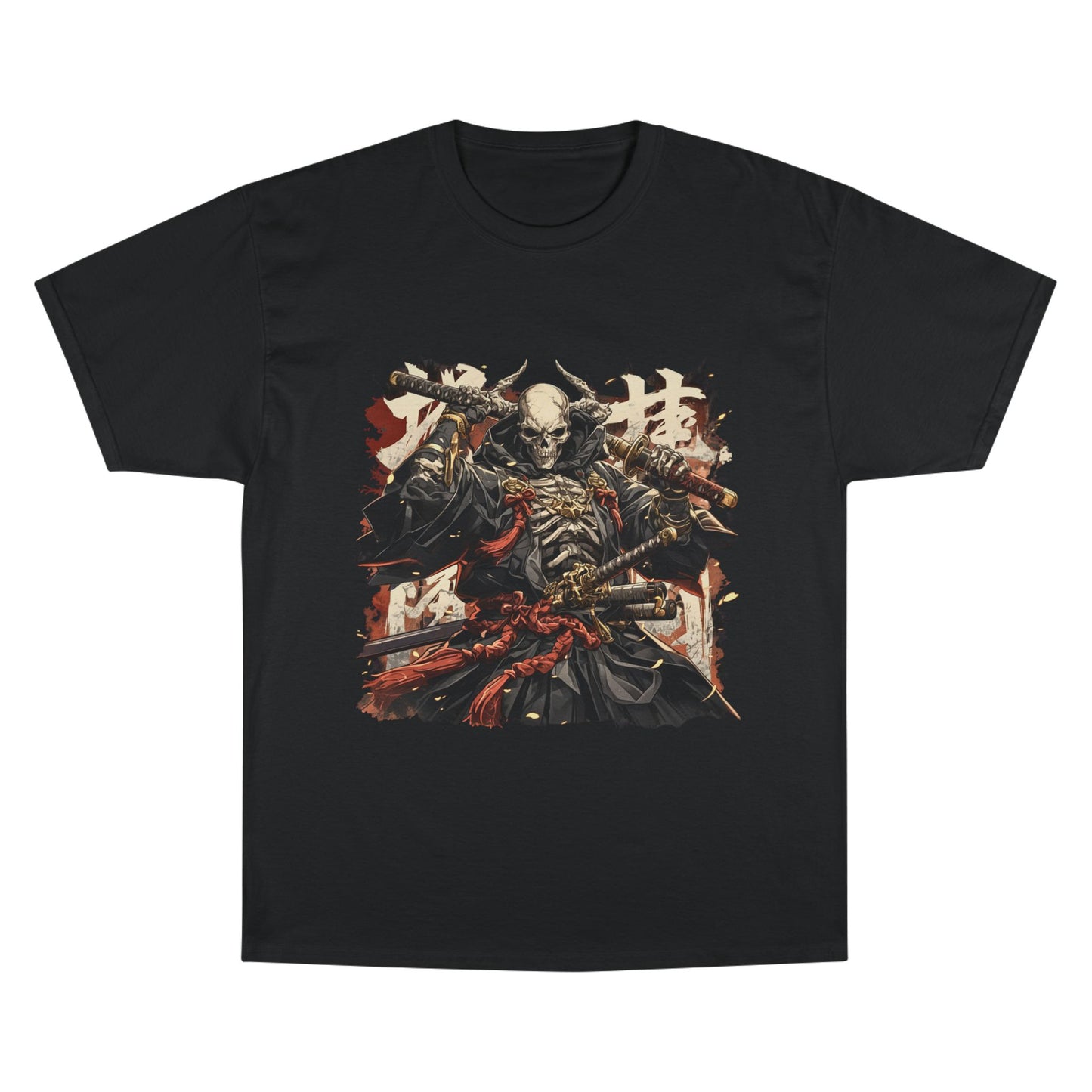 Samurai Warrior Champion T-Shirt, Anime T-Shirt, Gift for Him, Streetwear, Graphic Tee