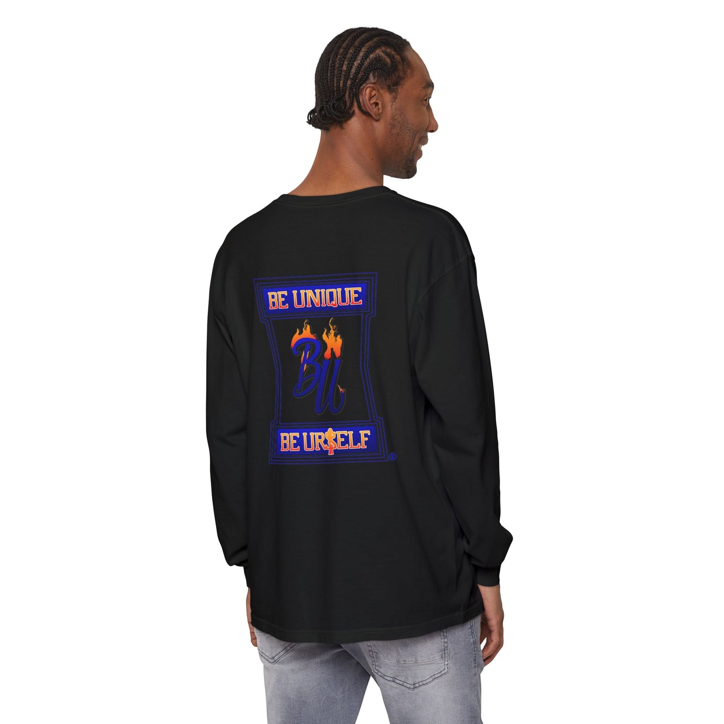Trendy Long Sleeve Tee with Heart Design and Motivational Back Print, Unisex Gift, Casual Wear, Outfit for All Seasons, Perfect for [...]