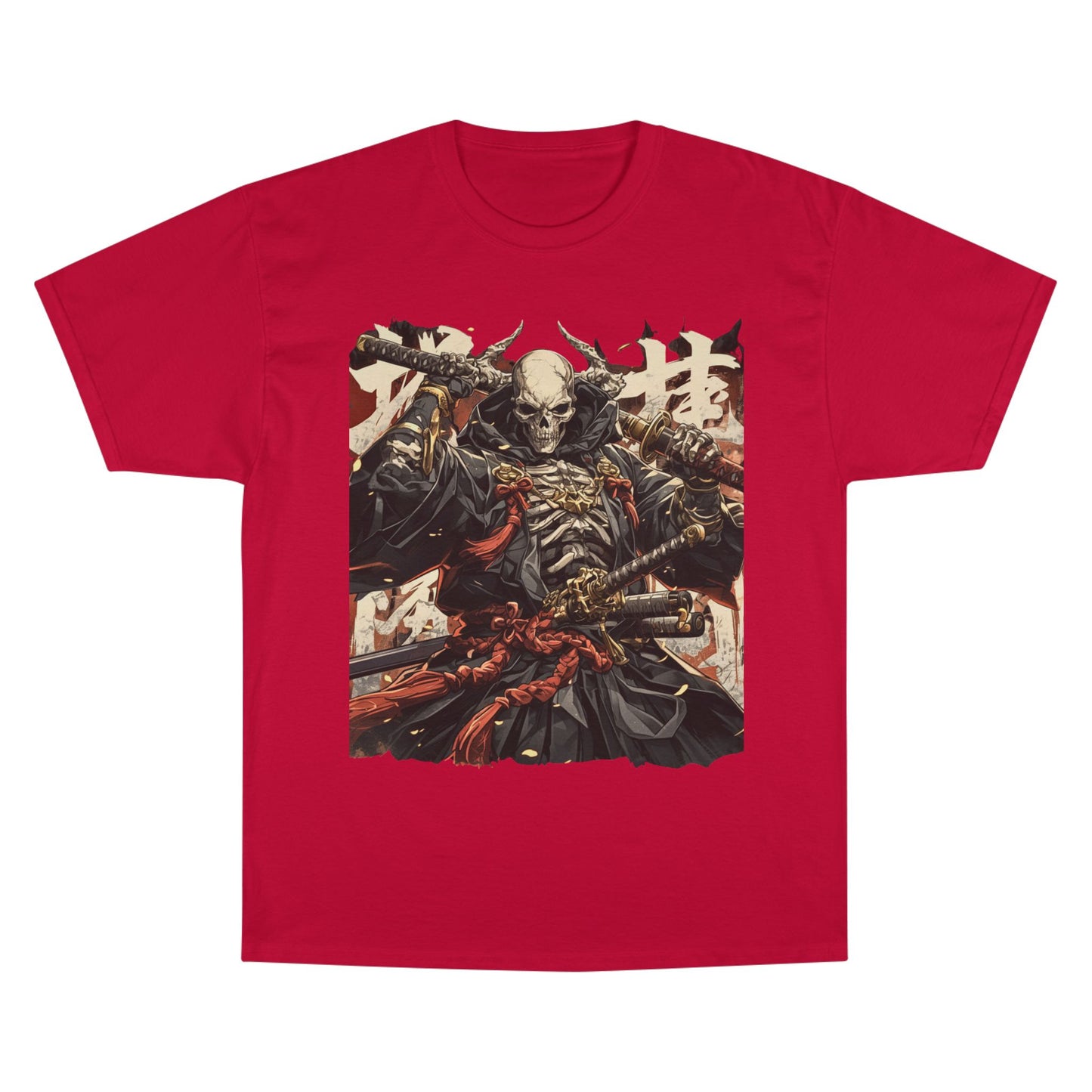 Samurai Skeleton Warrior T-Shirt – Dark Japanese Myth Art Tee