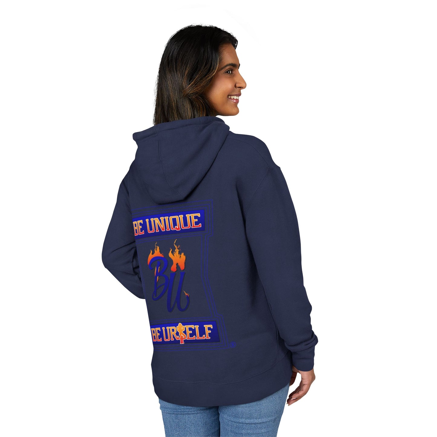 Unisex Be Unique Hoodie, Cozy Casual Wear, Gift for Friends, Inspirational Fashion, Unisex Sweatshirt, Self-Expression Apparel