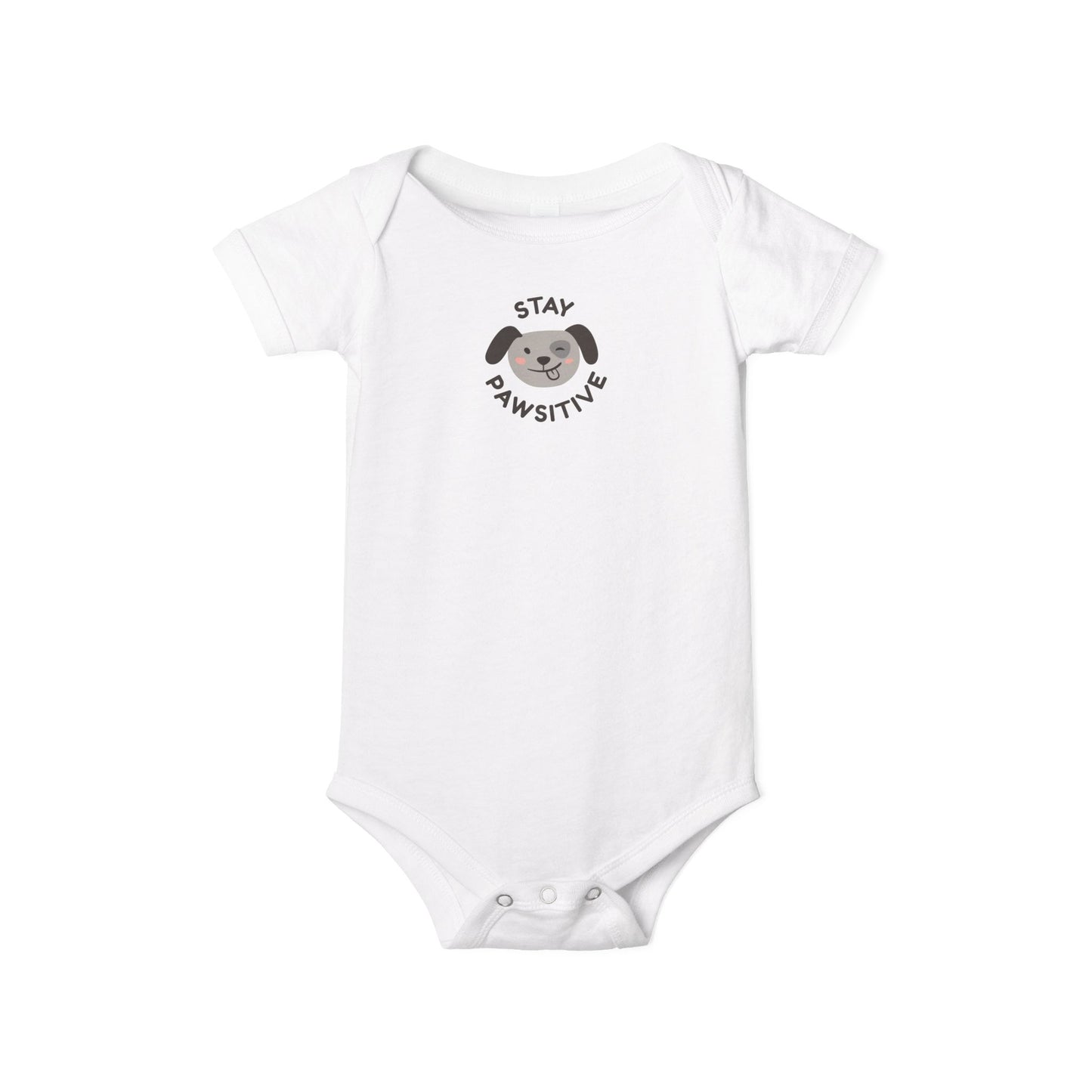 Pawsitive Infant Onesie - Cute Baby Romper, Perfect for Baby Showers, Newborn Gifts, Dog Lovers, Playful Outfits, Everyday Wear