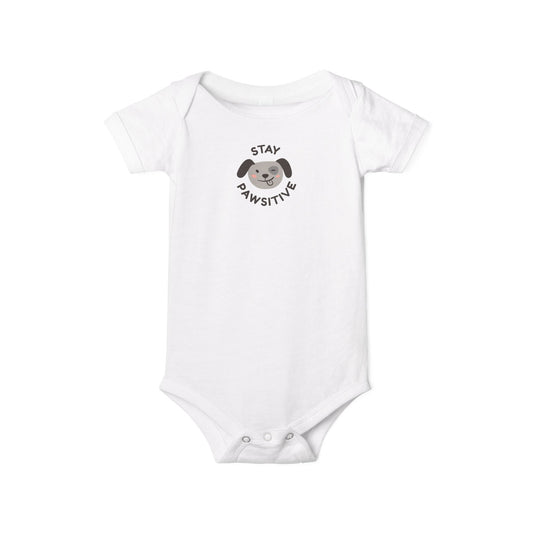 Pawsitive Infant Onesie - Cute Baby Romper, Perfect for Baby Showers, Newborn Gifts, Dog Lovers, Playful Outfits, Everyday Wear