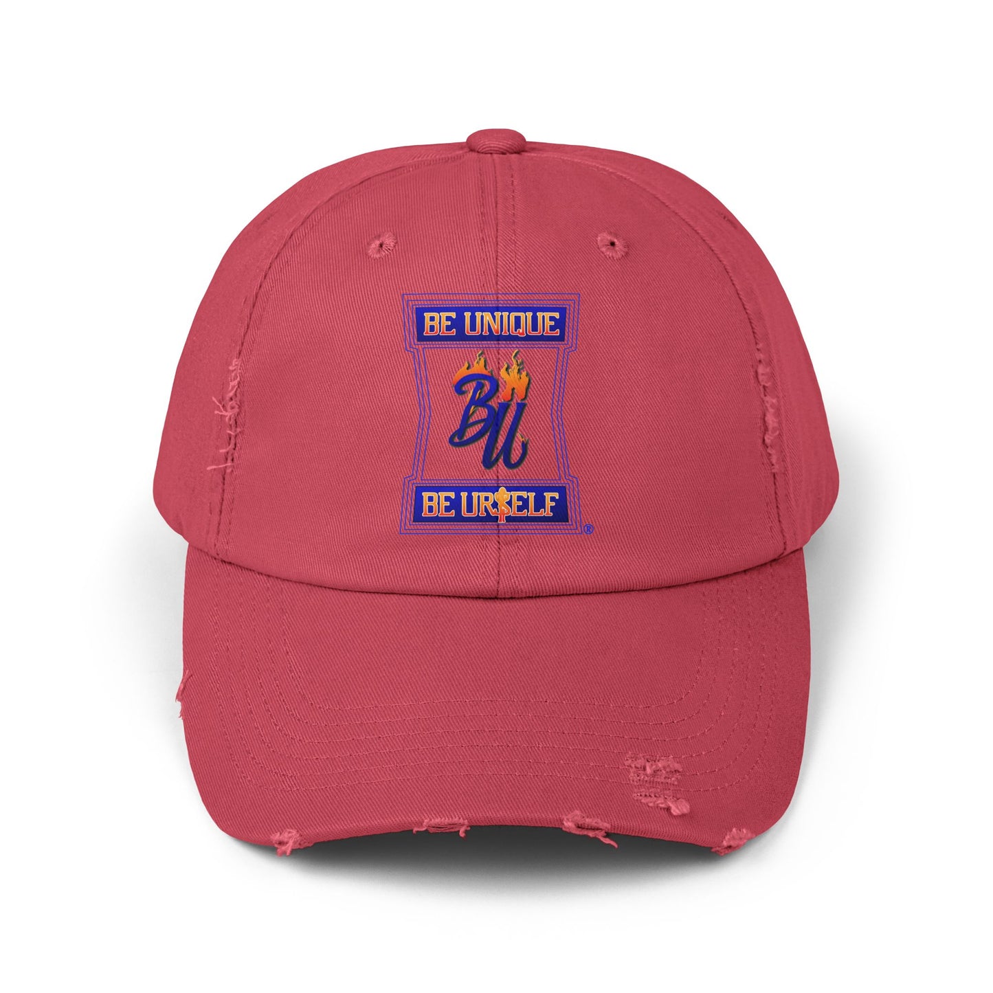 Unisex Distressed Cap, Casual Fashion Hat, Motivational Gift, Trendy Accessory, Everyday Wear, Birthday Gift