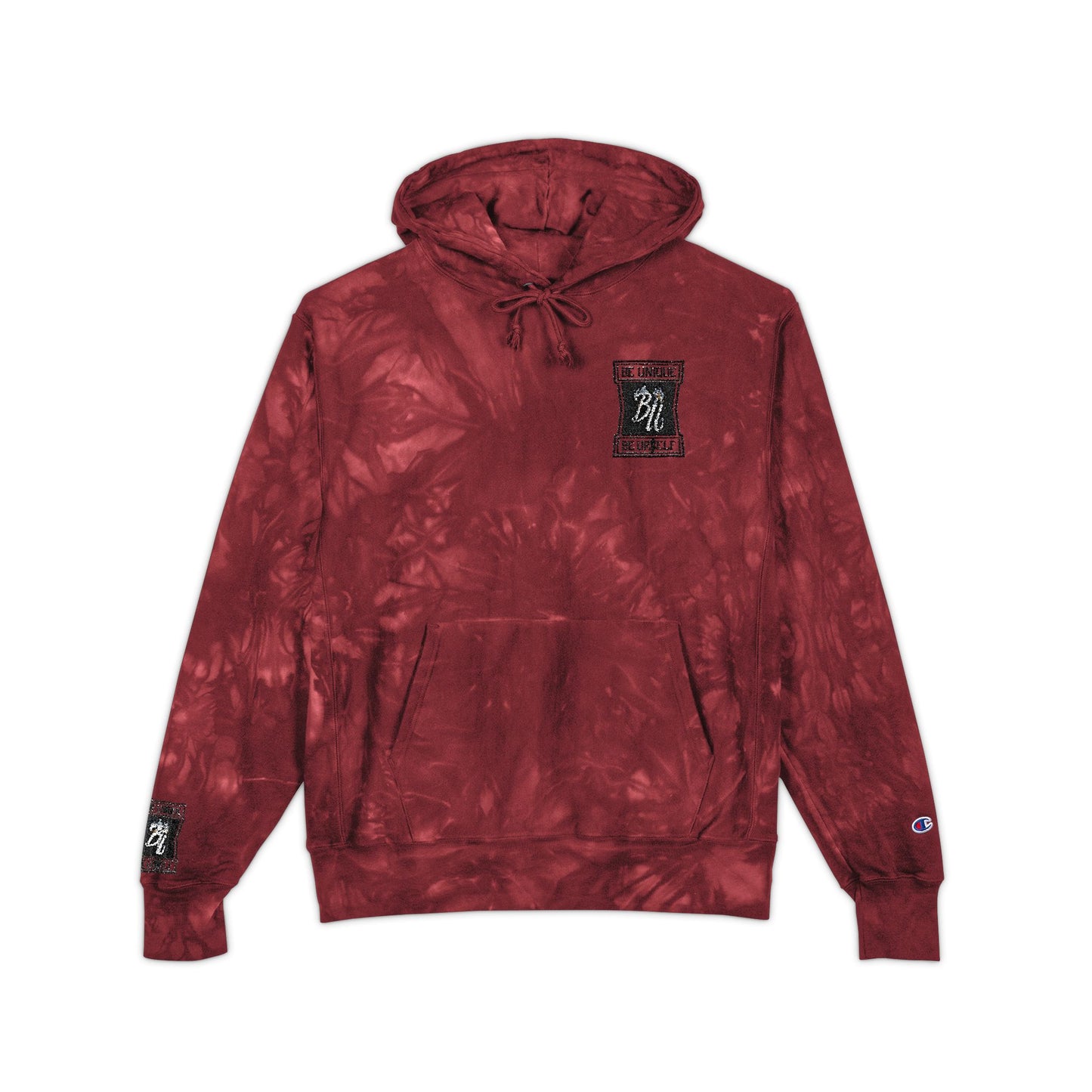 Unisex Champion Tie-Dye Hoodie (Embroidery)