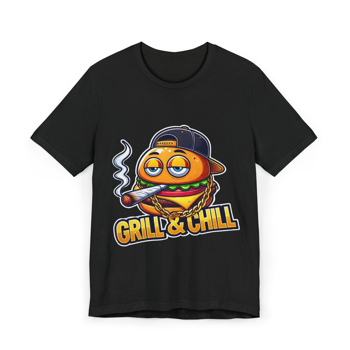 Grill & Chill T-Shirt, Fun BBQ Shirt, Summer Party Apparel, Casual Gift, Unisex Graphic Tee