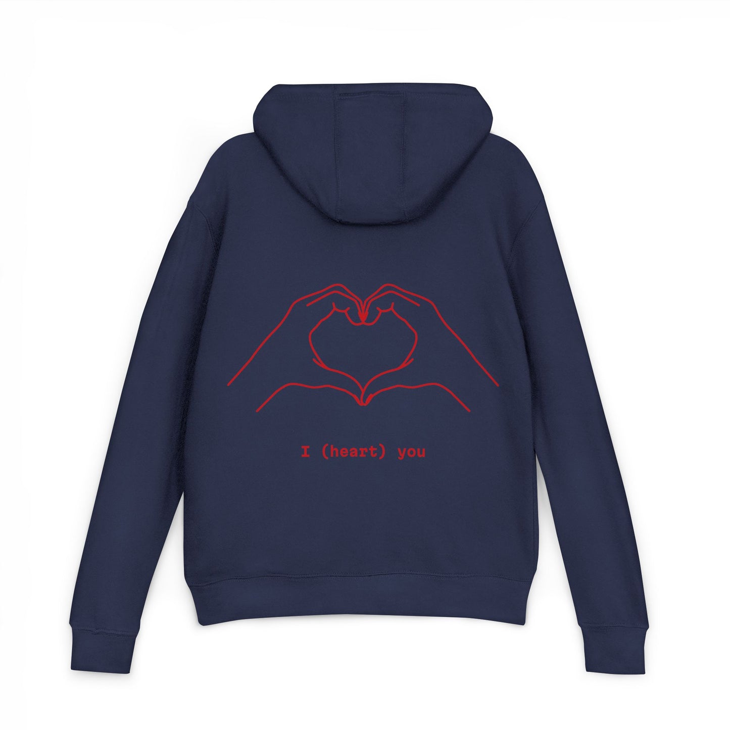 Cozy Love Hoodie | Unisex French Terry Hoodie, Casual Wear, Perfect Gift, Everyday Style, Heart Design, Valentine's Day
