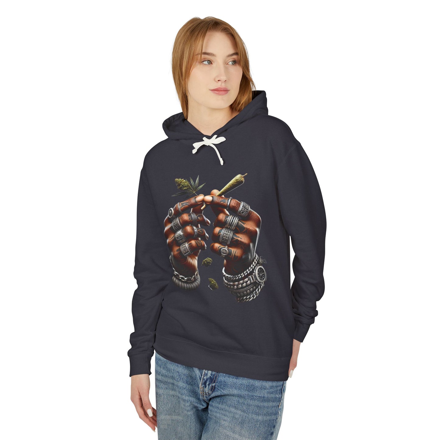 Chill Vibes Hoodie, Unisex Lightweight Sweatshirt, Boho Style, Ideal for Festivals, Everyday Comfort Wear, Unique Gift Idea