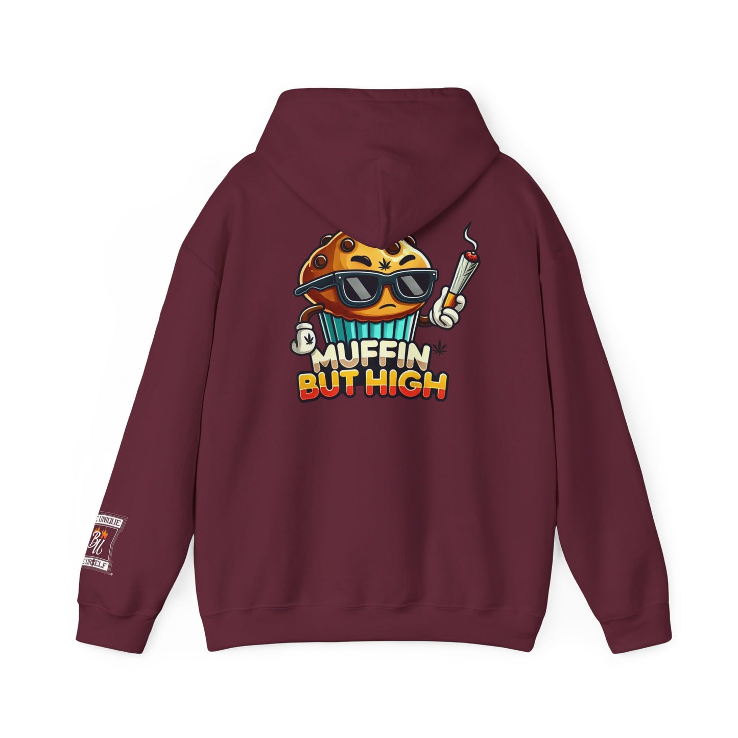 Muffin But High Sweatshirt, Funny Hoodie, Unisex Gift, Cannabis Apparel, Chill Vibe Clothing, Stoner Merch