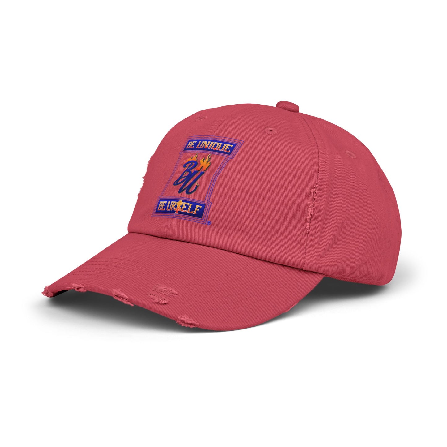 Unisex Distressed Cap, Casual Fashion Hat, Motivational Gift, Trendy Accessory, Everyday Wear, Birthday Gift