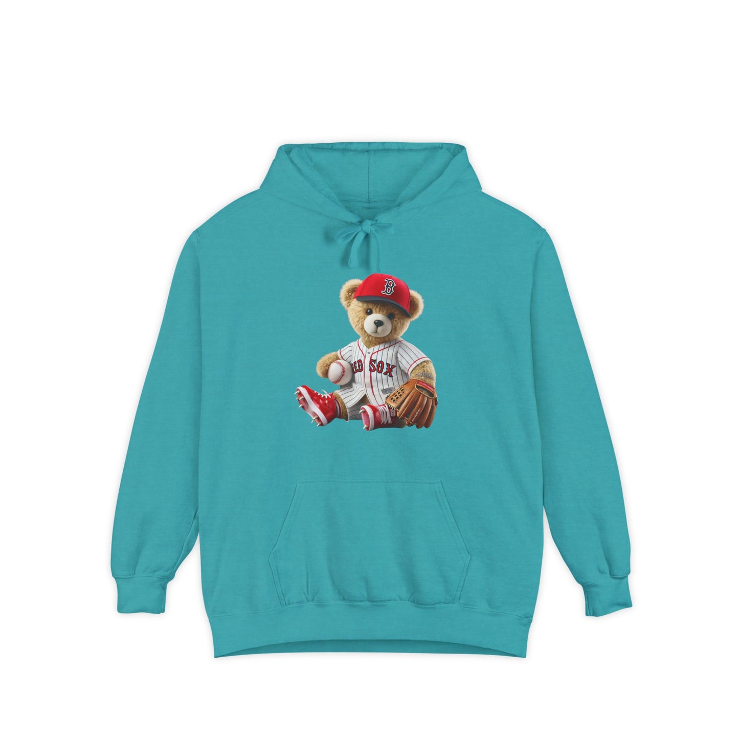 Baseball Bear Hoodie, Cute Unisex Pullover, Sports Gift, Cozy Streetwear, Perfect for Casual Outings, Baseball Fans