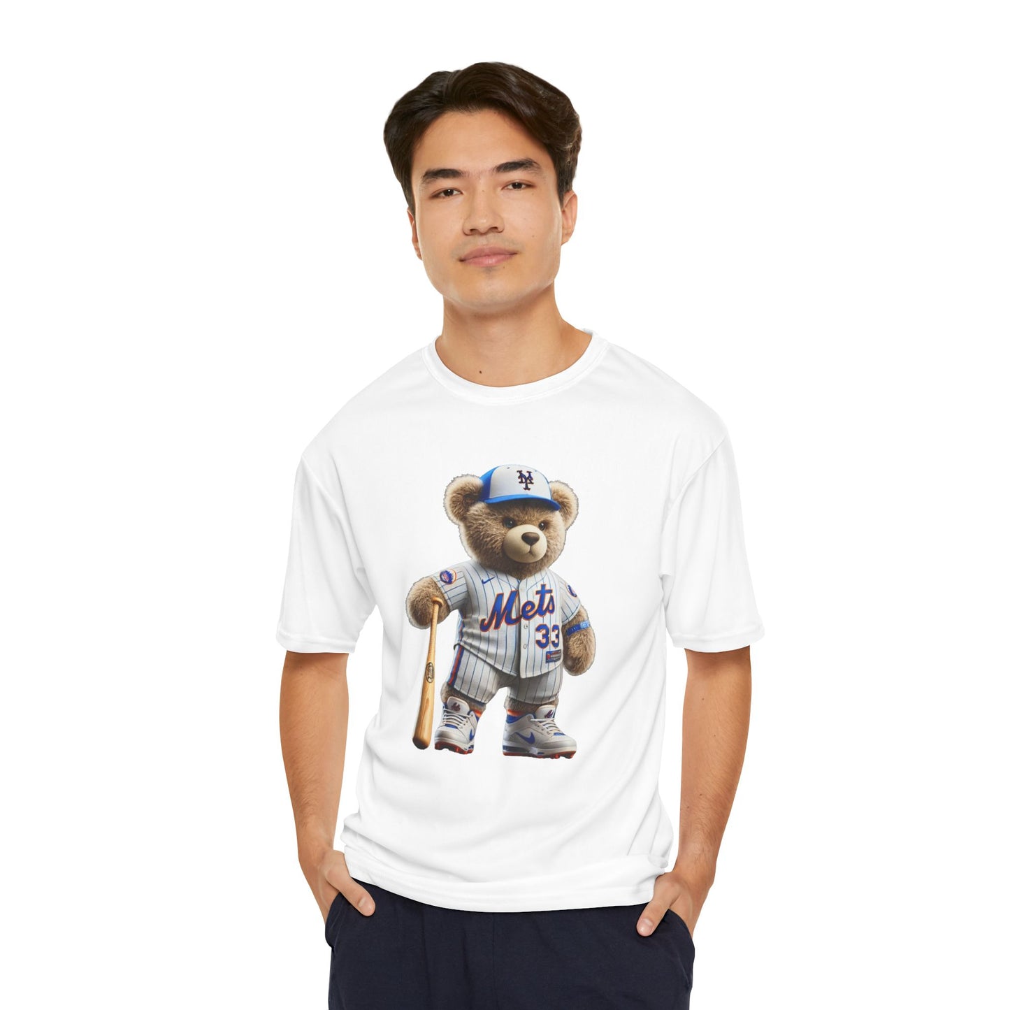 Men's Performance T-Shirt with Sporty Bear Design, Casual Tee for Sports Lovers, Summer Outfit, Gift for Dads and Friends, Perfect for [...]