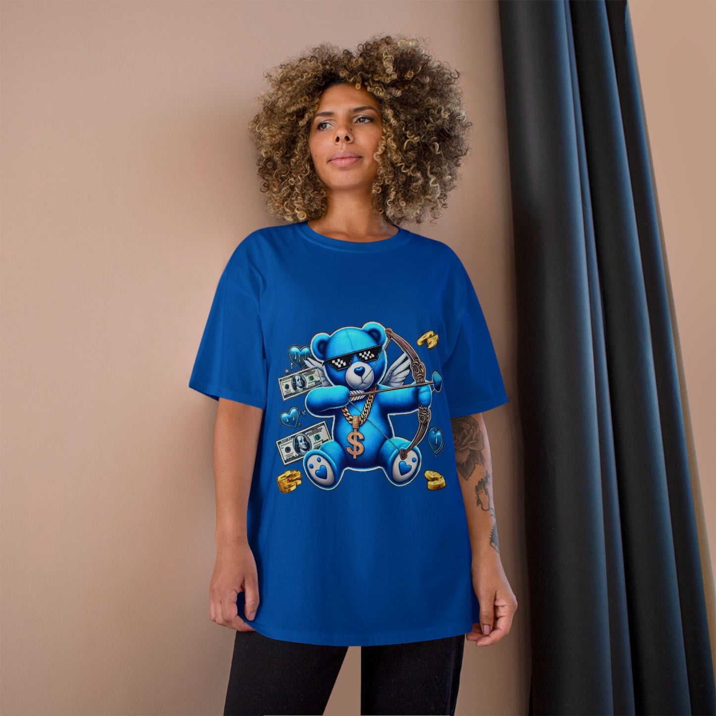 Stylish Bear Graphic Tee, Cool Gift for Friends, Casual Wear, Streetwear for Men and Women, Fun Gift, Summer Essential