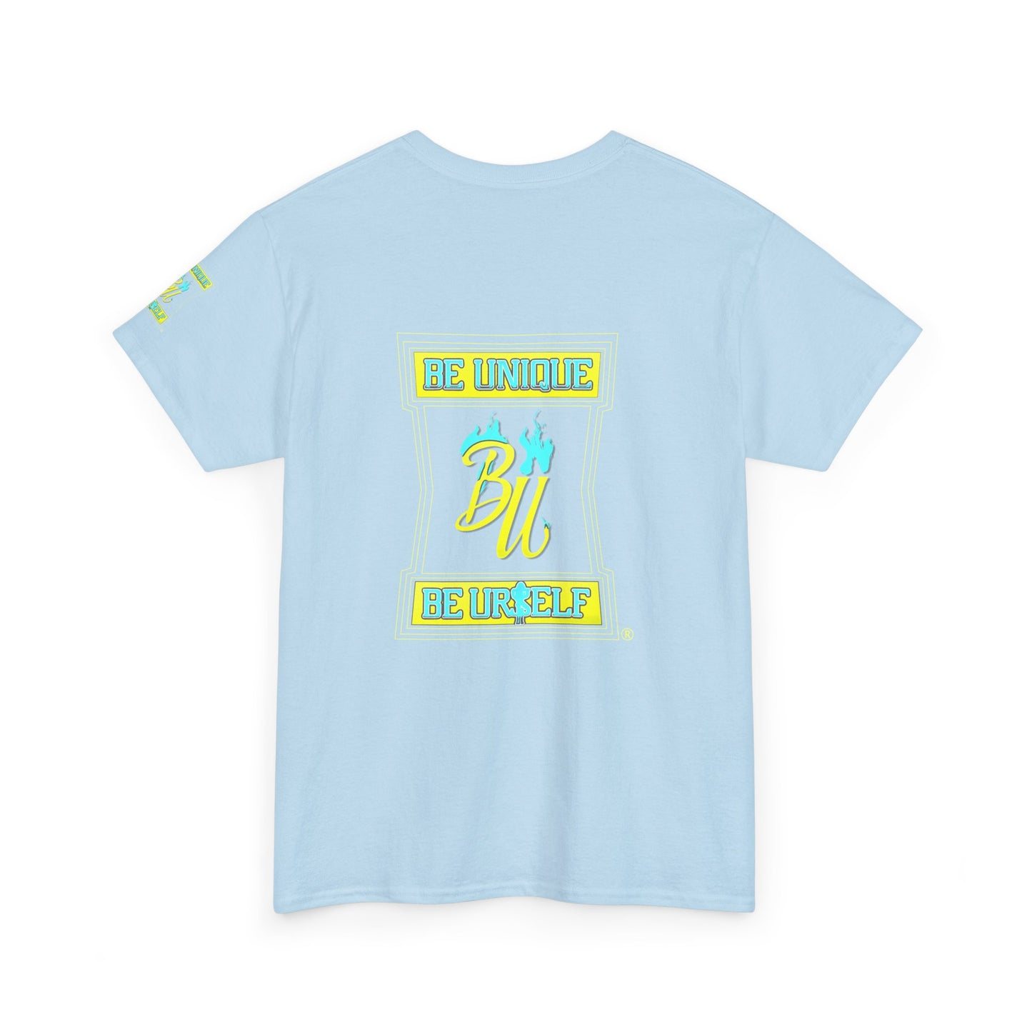 Be Unique Be Yourself Graphic Tee — Inspirational Palm Design