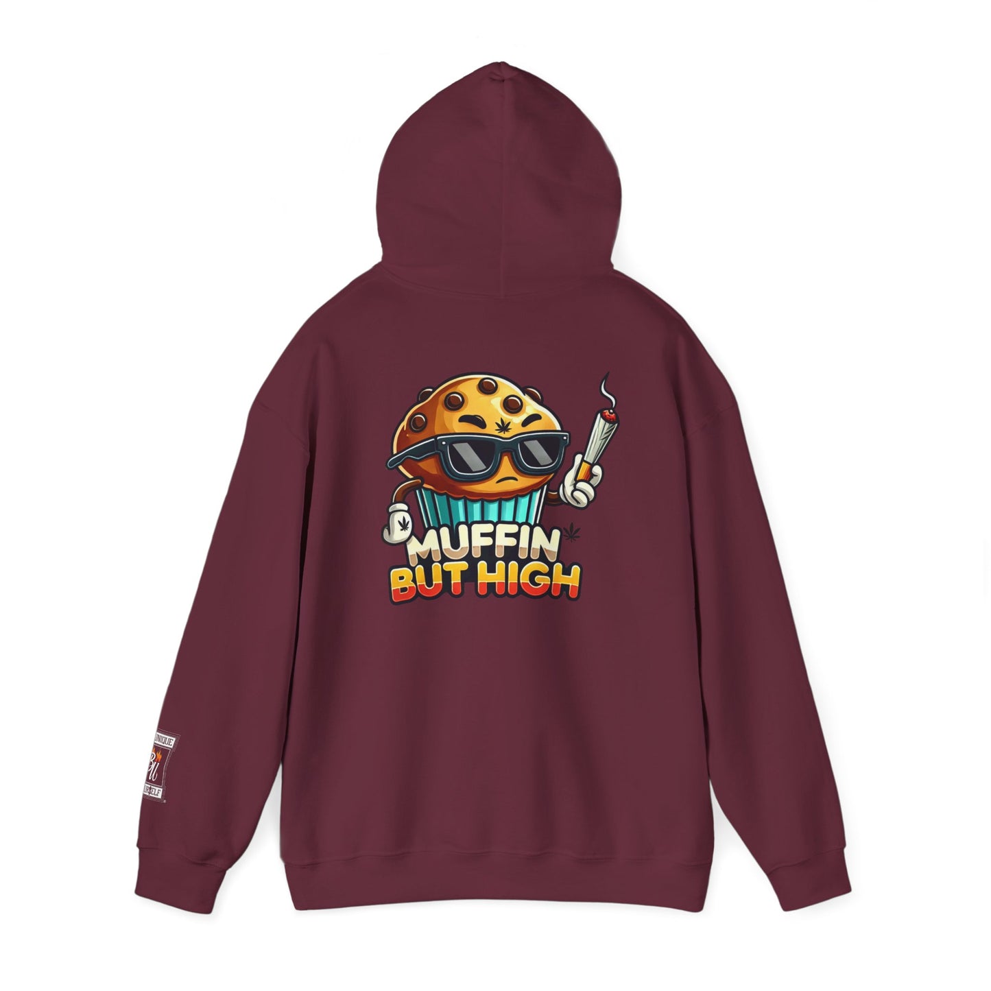 Muffin But High Sweatshirt, Funny Hoodie, Unisex Gift, Cannabis Apparel, Chill Vibe Clothing, Stoner Merch