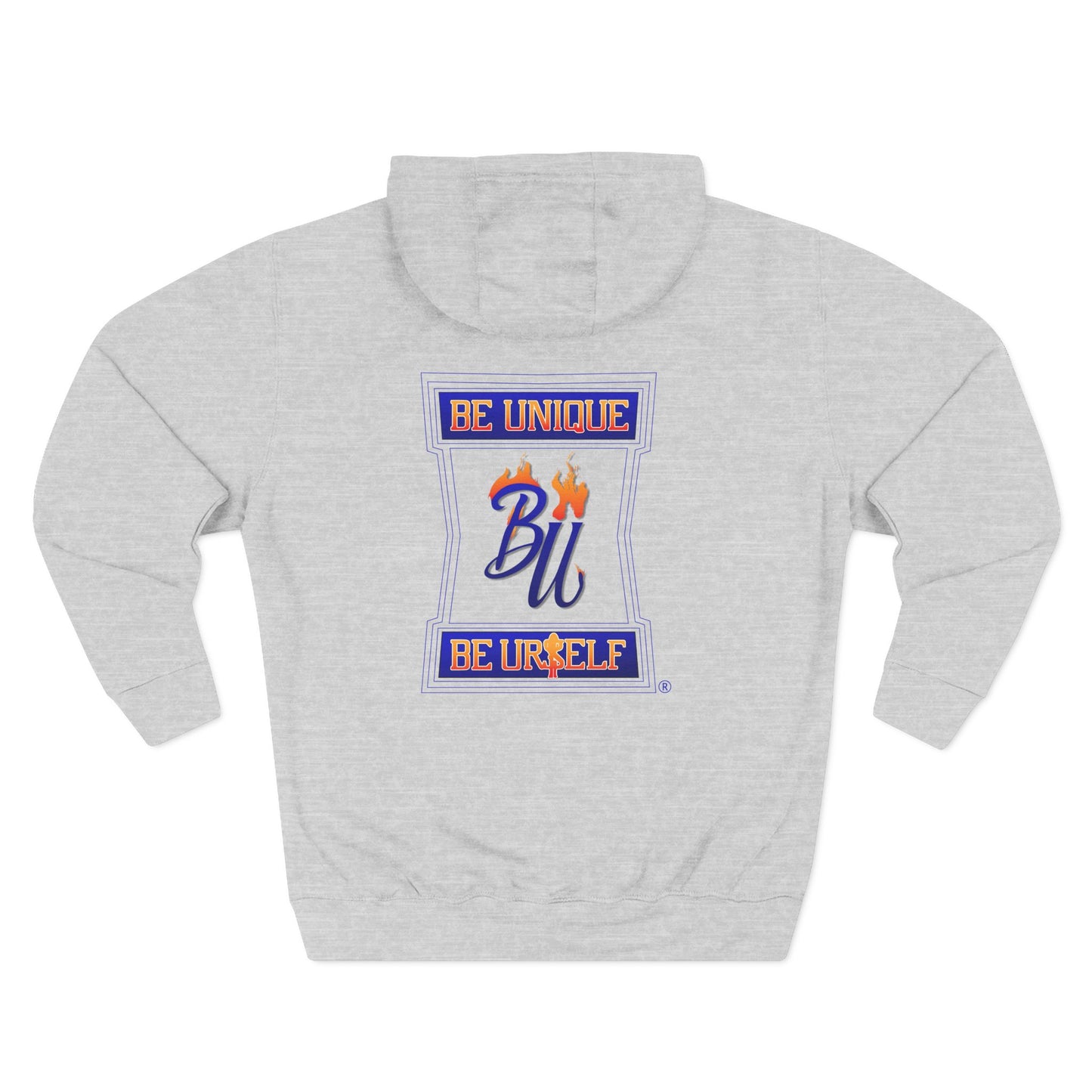 Sporty Three-Panel Fleece Hoodie, Unique Hooded Sweatshirt, Casual Fall Wear, Gift for Sports Fans, Comfortable Activewear