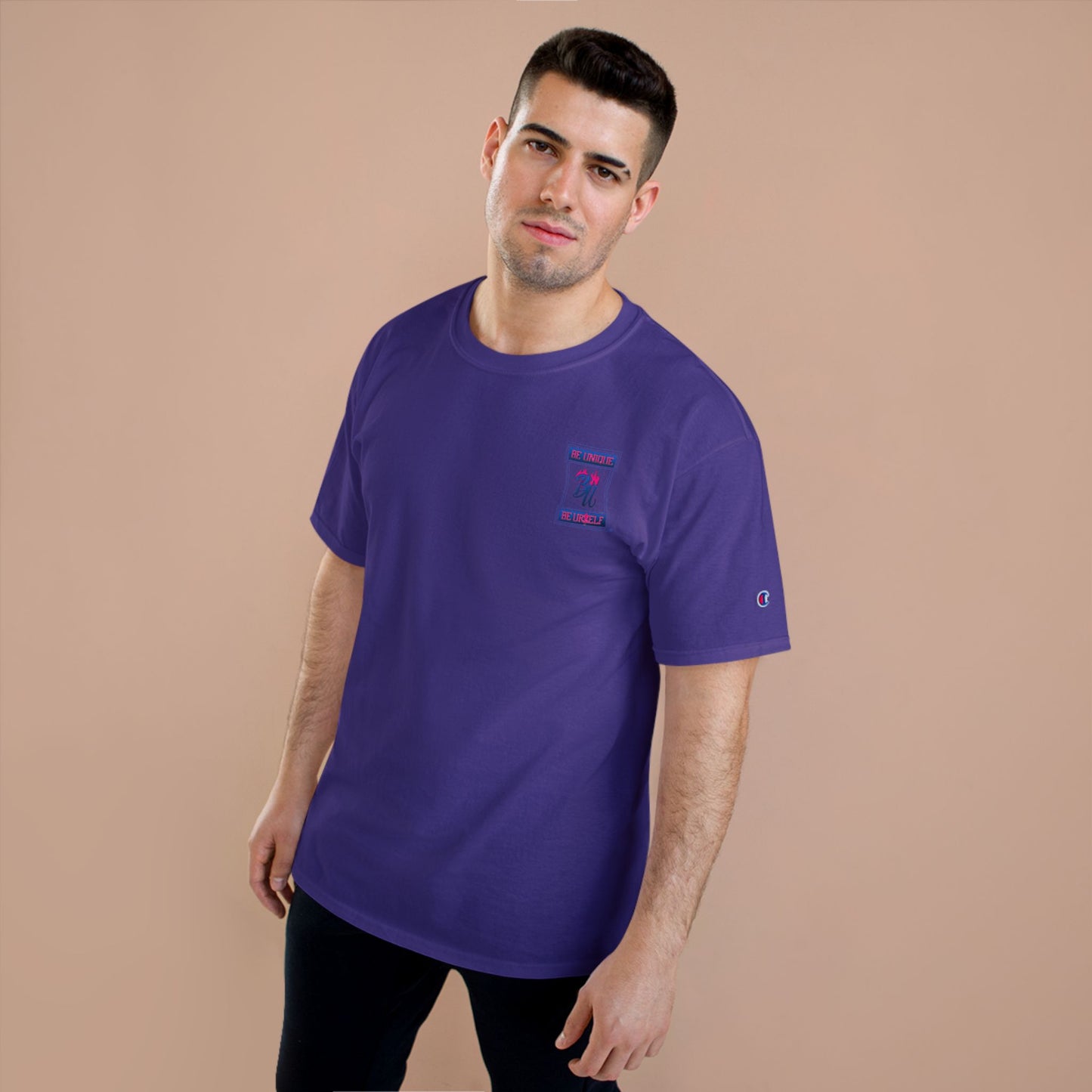 Skateboarder Skyline T-Shirt — Champion Logo Street Skate Tee